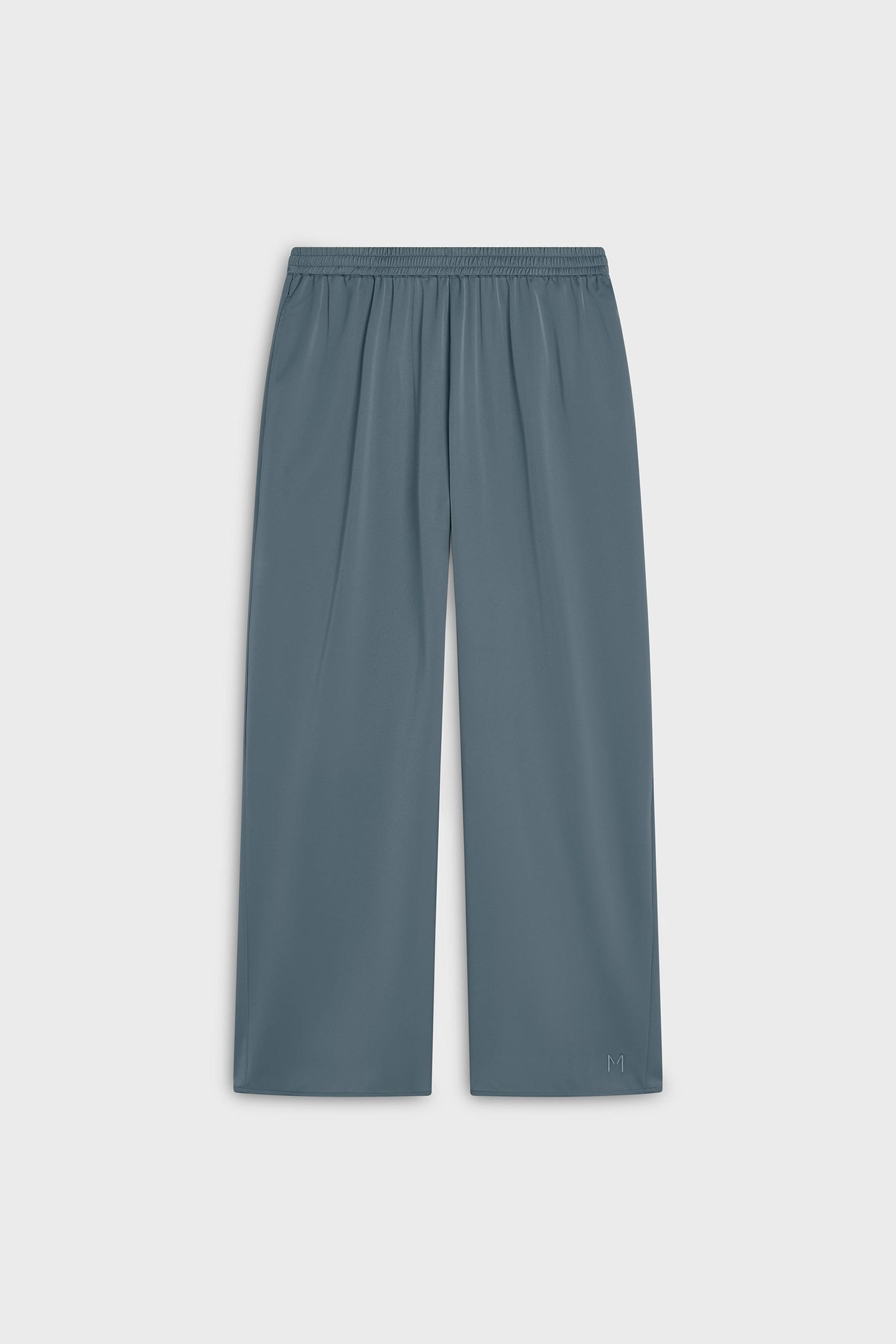 Satin Pants | Dusty Indigo