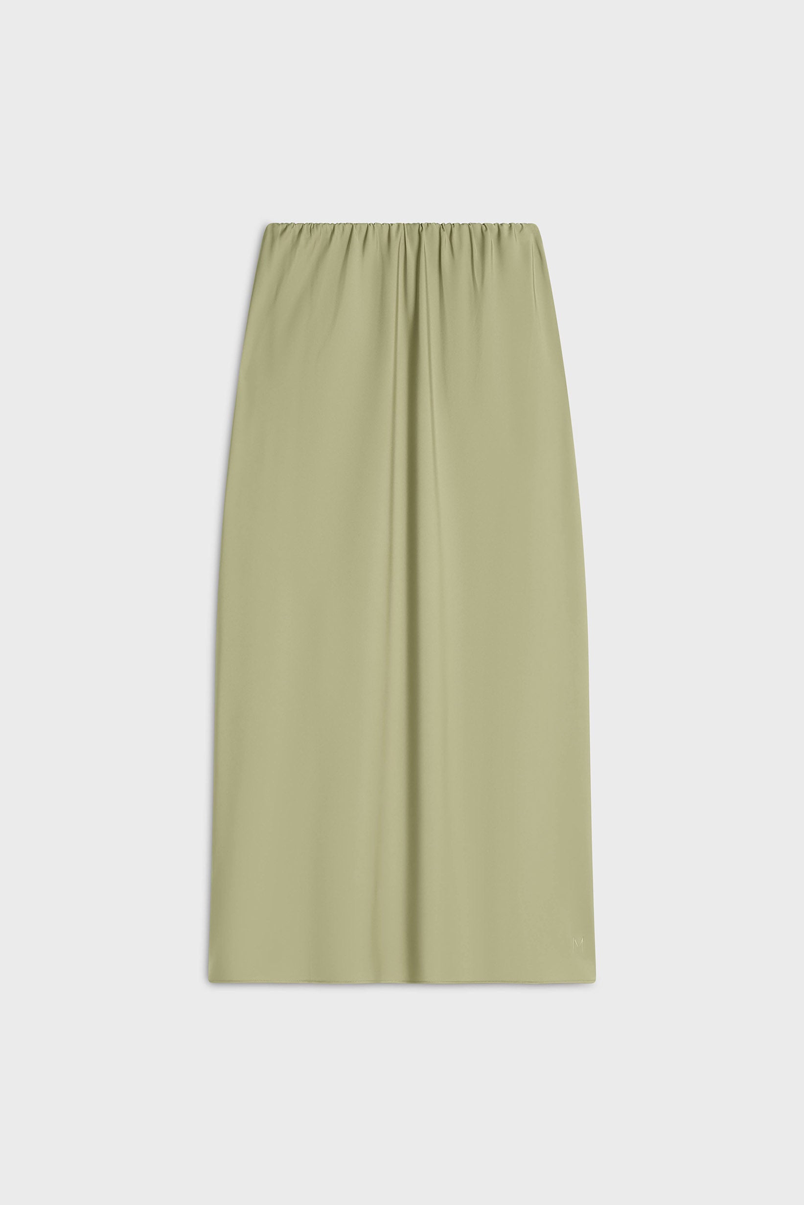 Satin Skirt | Sage