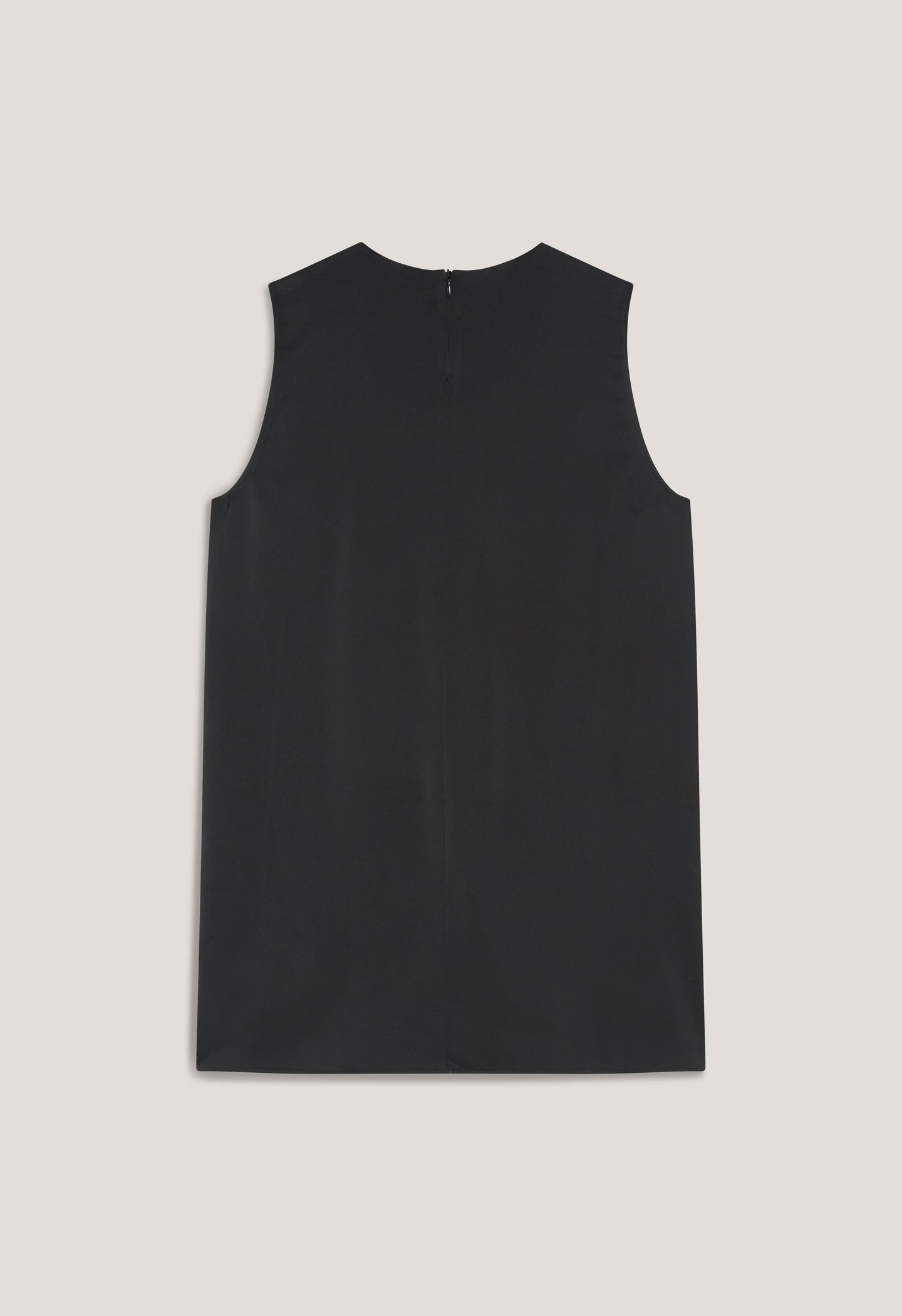 Satin Sleeveless Top | Black