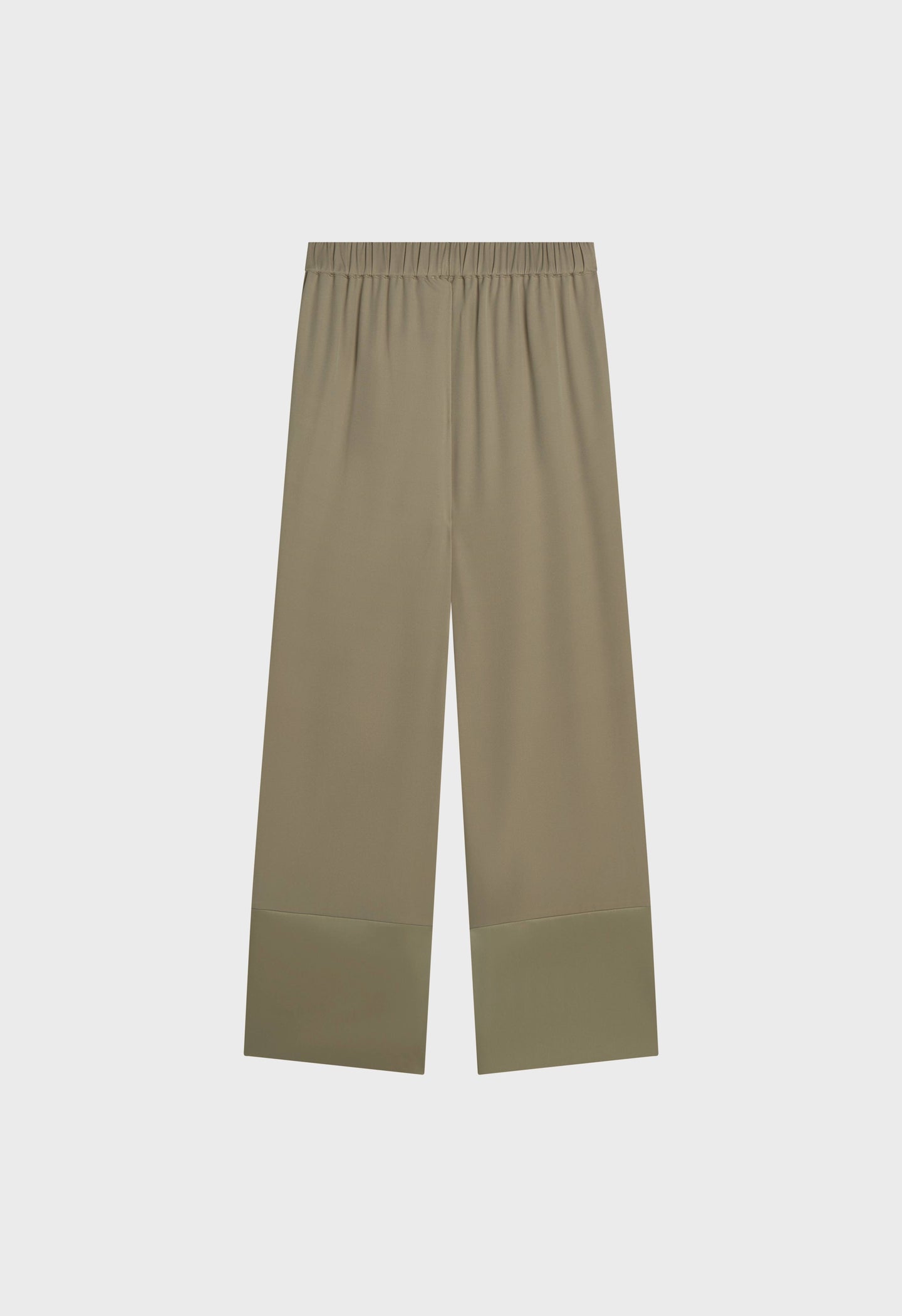 Satin Trim Trouser | Desert Brown