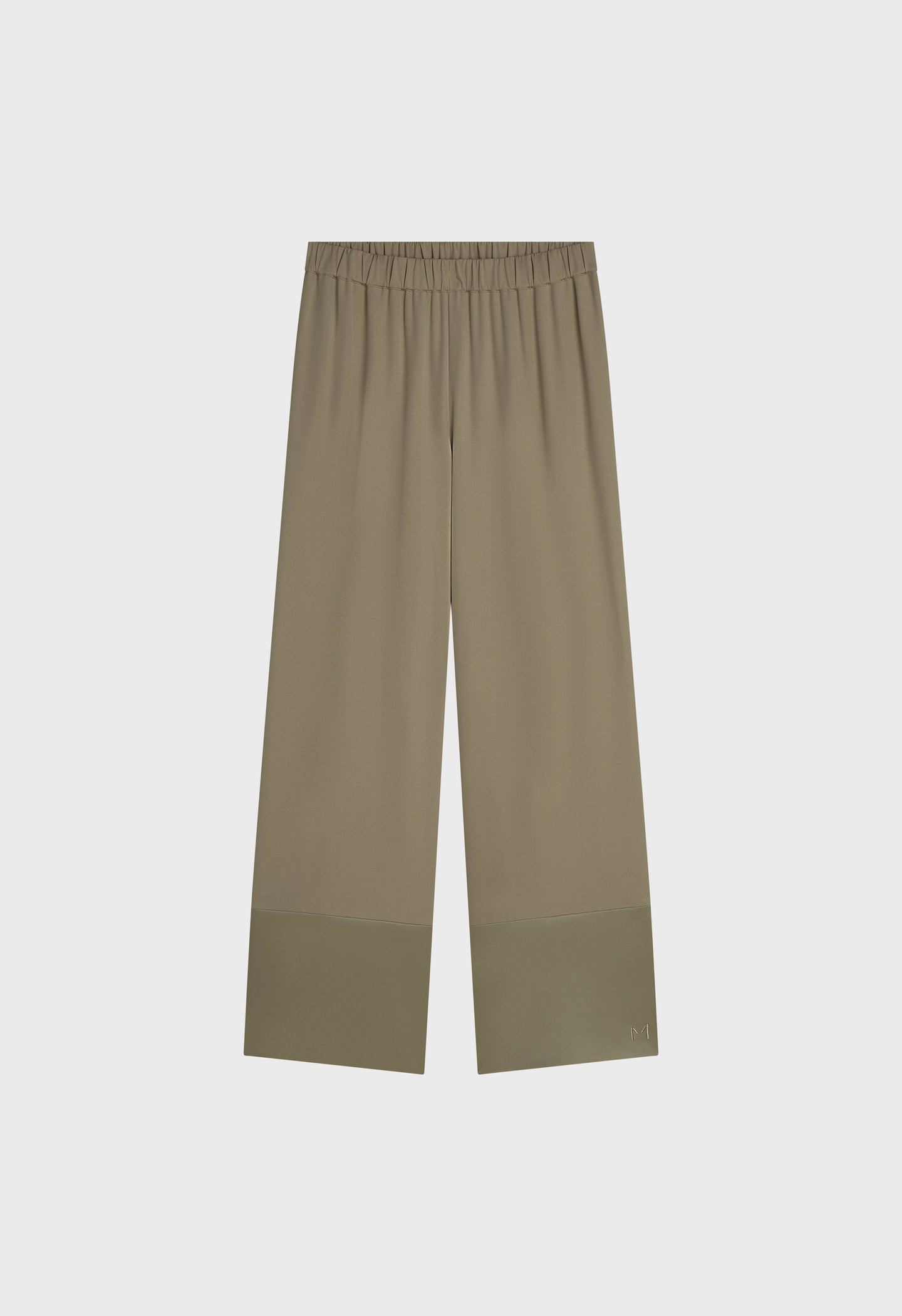 Satin Trim Trouser | Desert Brown