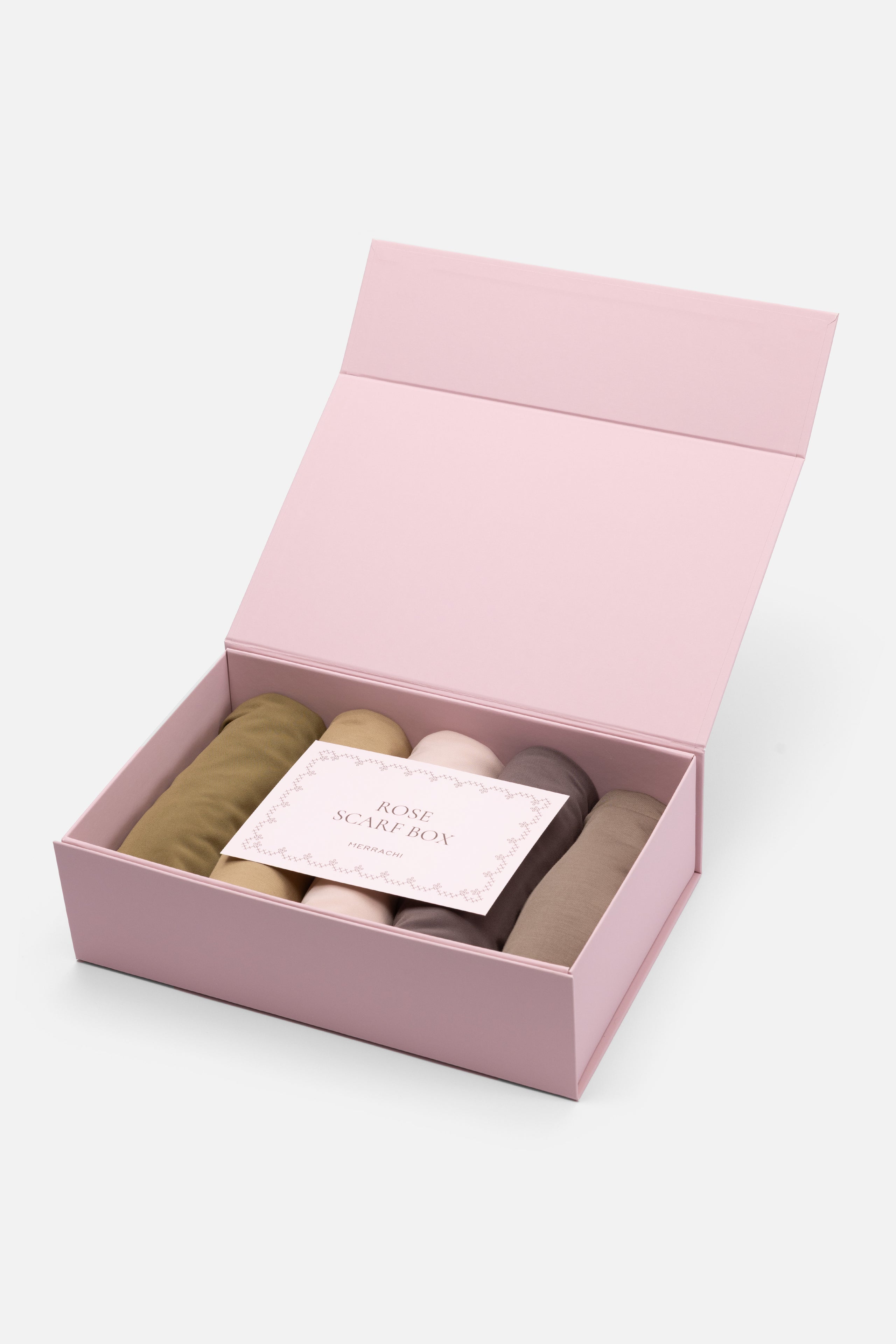 Rose Scarf Gift Box | Multi Color