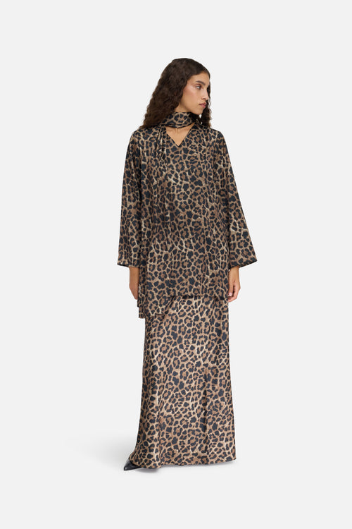 Shawl Shirt | Leopard