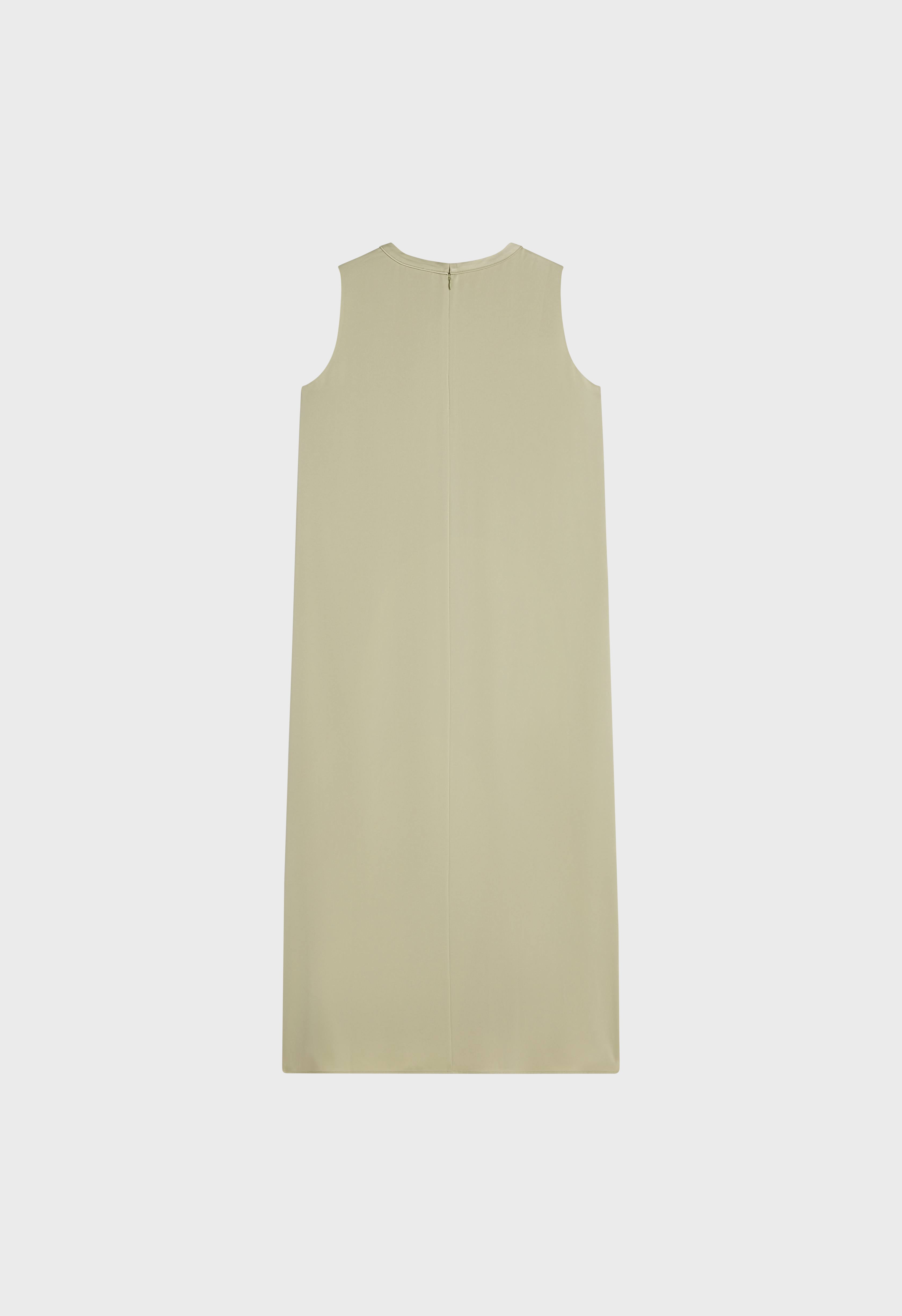 Sleeveless Satin Dress | Alfalfa