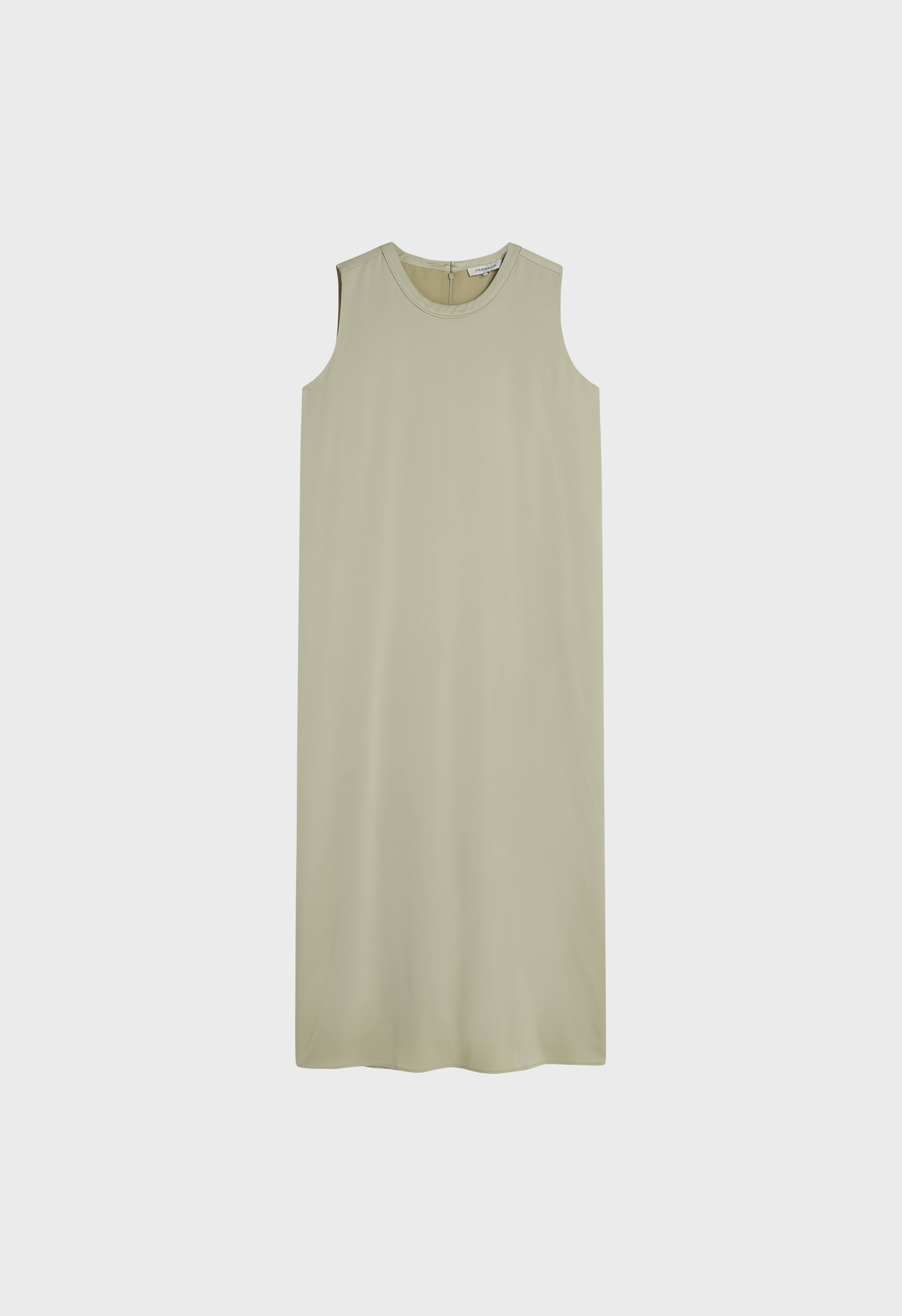 Sleeveless Satin Dress | Alfalfa