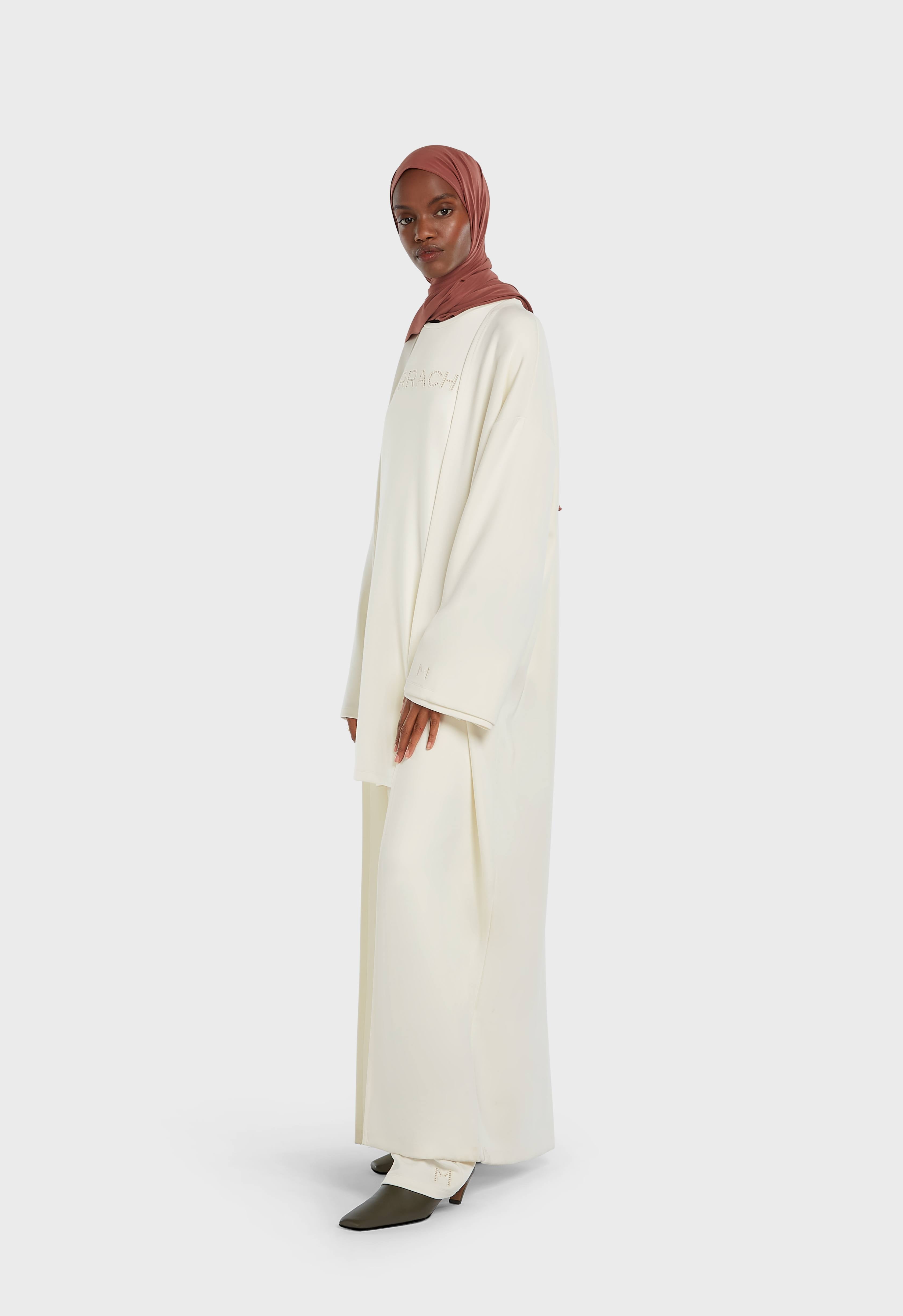 Soft Rayon Abaya | Off White