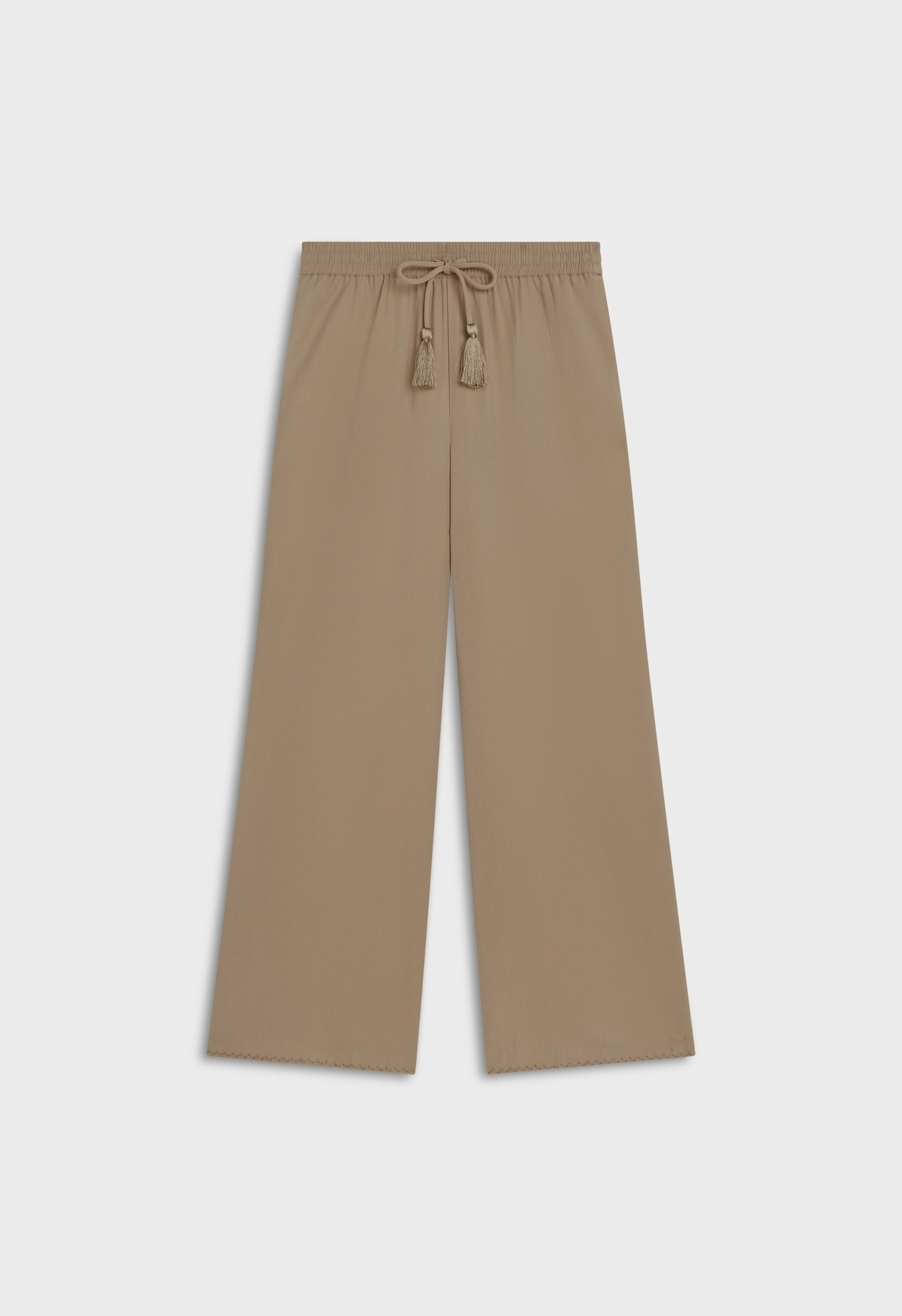 Soft Woven Tailored Pants | Desert Brown