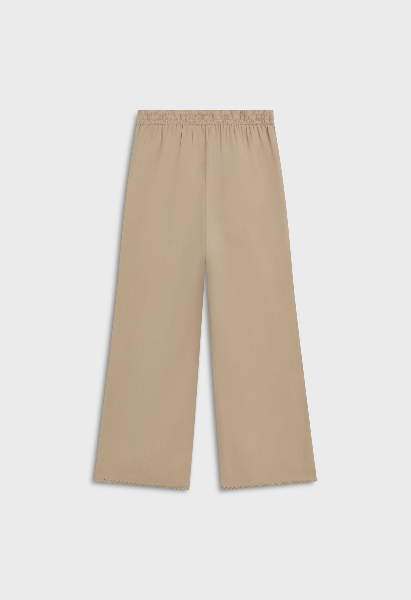 Soft Woven Tailored Pants | Mocha