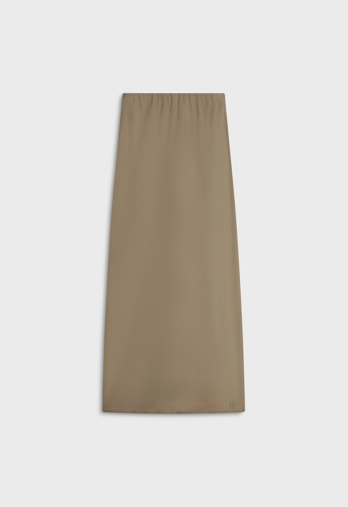 Soft Woven Tailored Skirt | Desert Brown