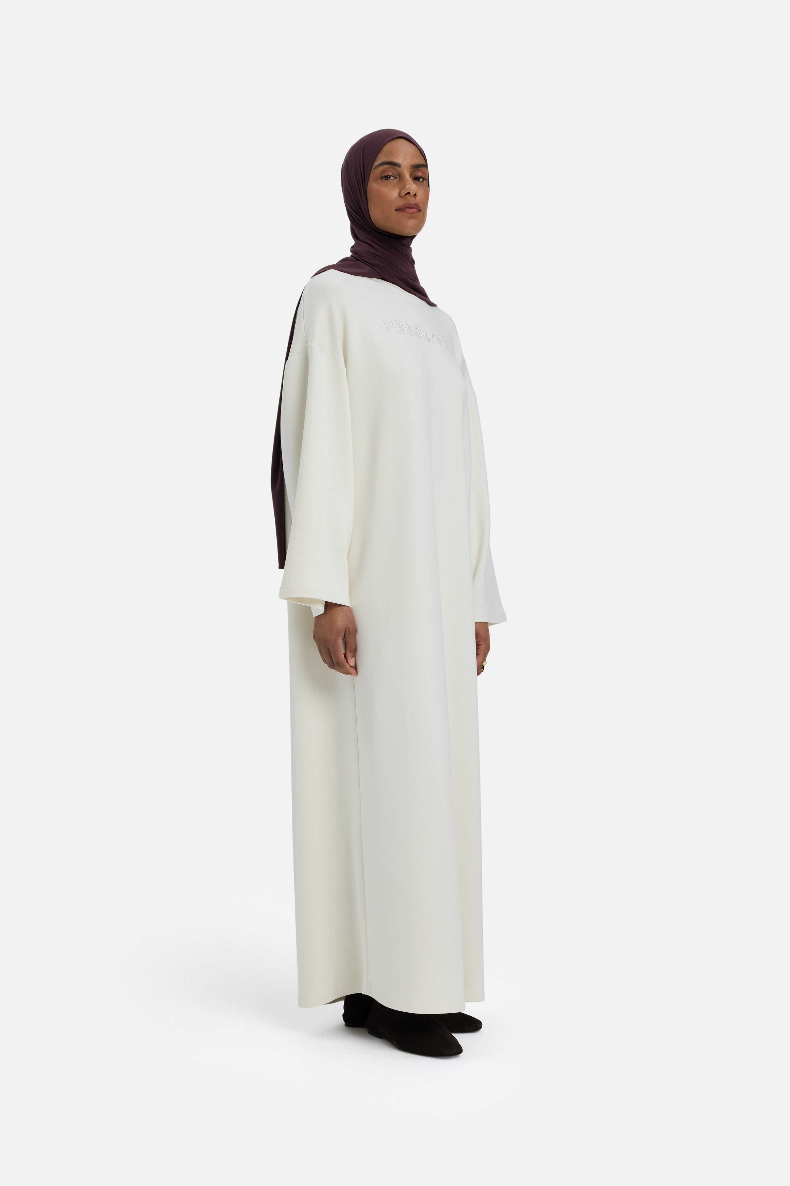 Soft Rayon Dress | Off White