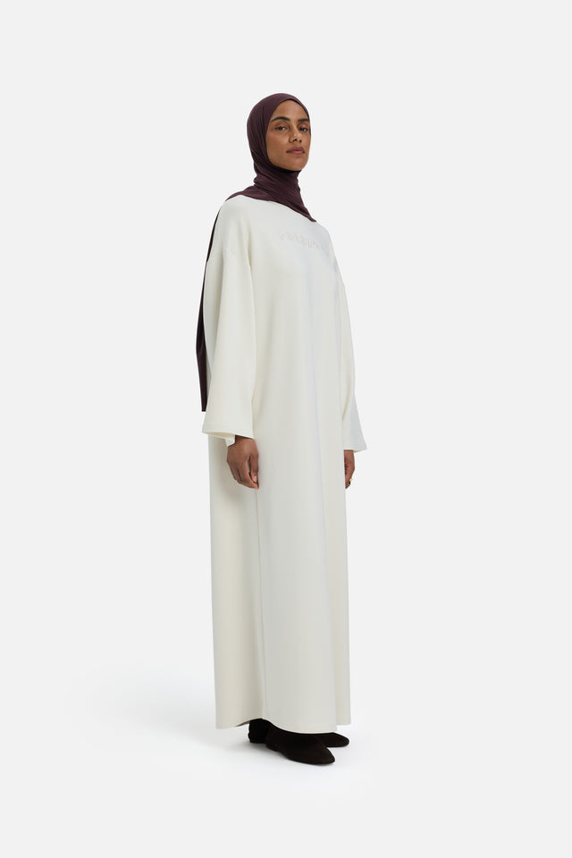 Soft Rayon Dress | Off White