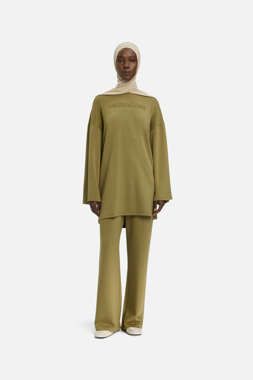 Soft Rayon Pants | Olive