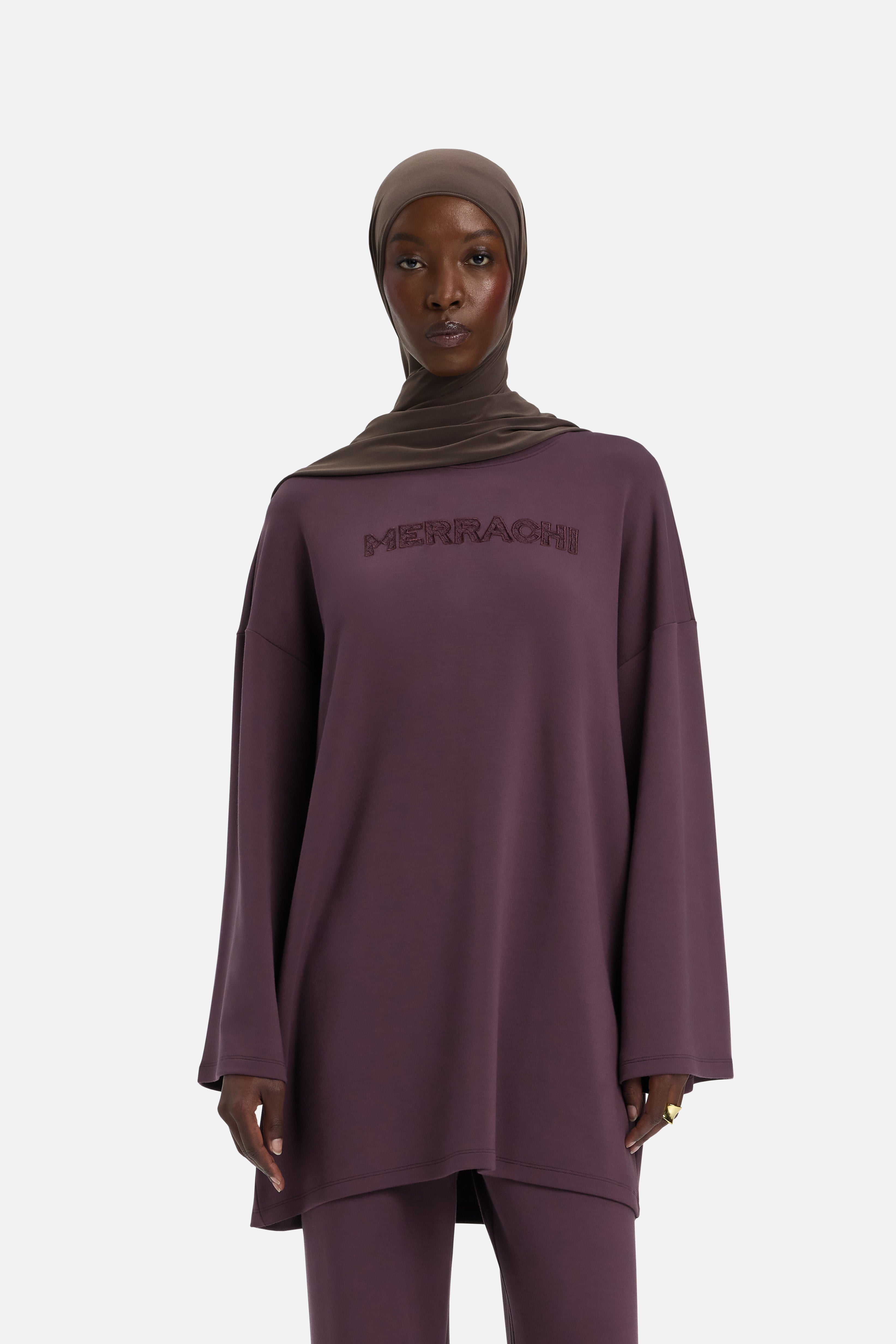 Soft Rayon Top | Vintage Purple