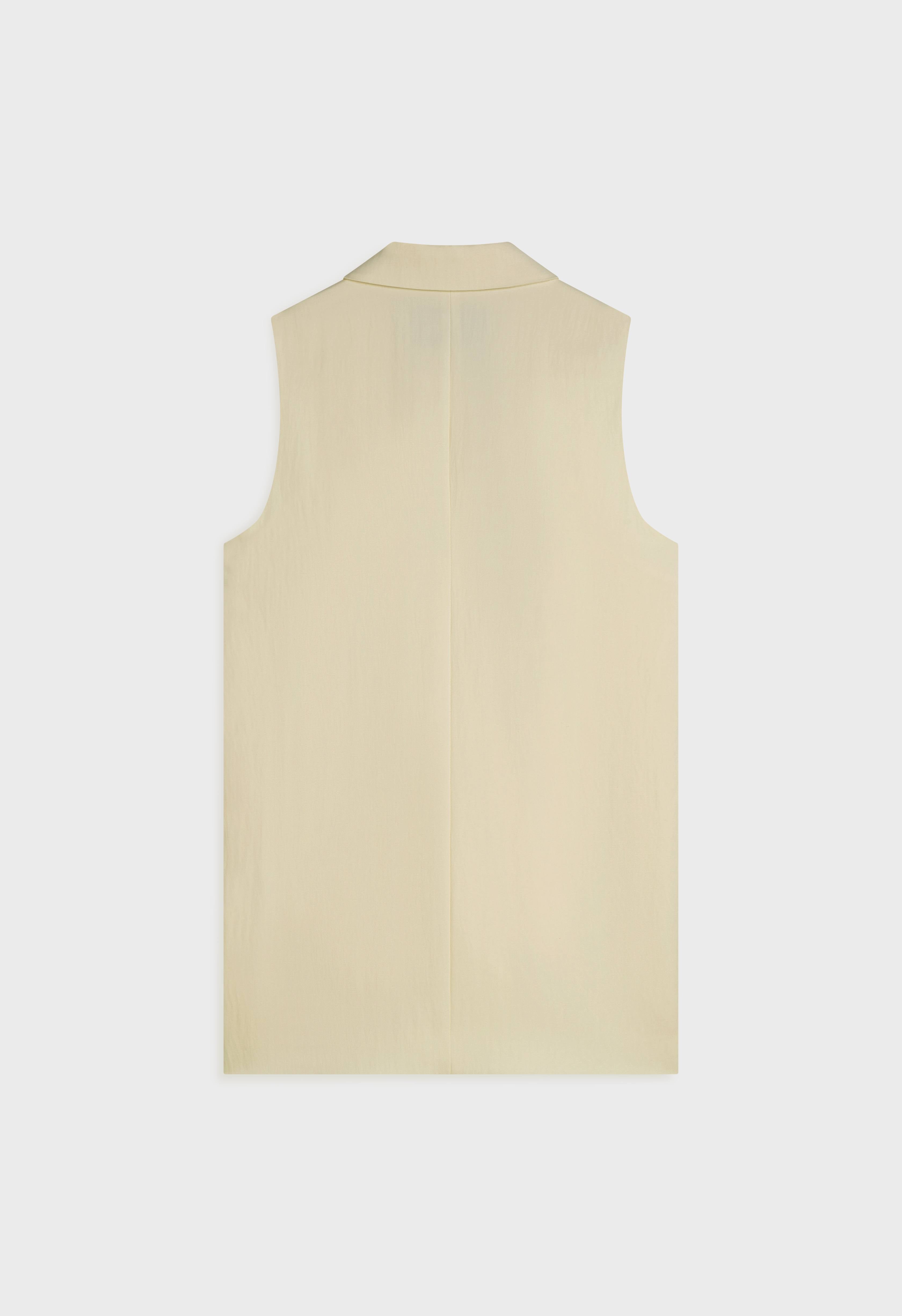 Structured Vest | Brown Rice