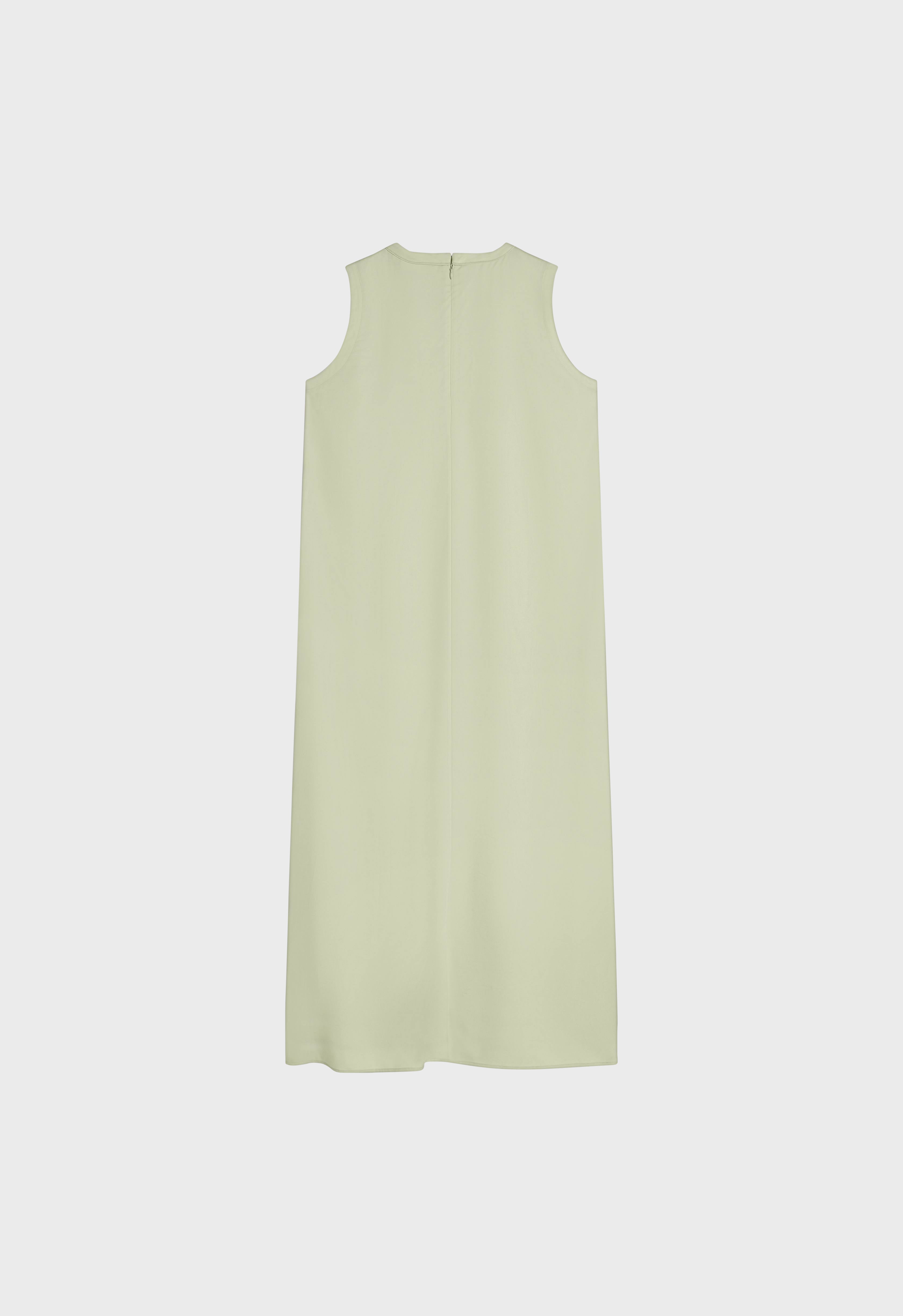 Summer Sleeveless Dress | Light Moss