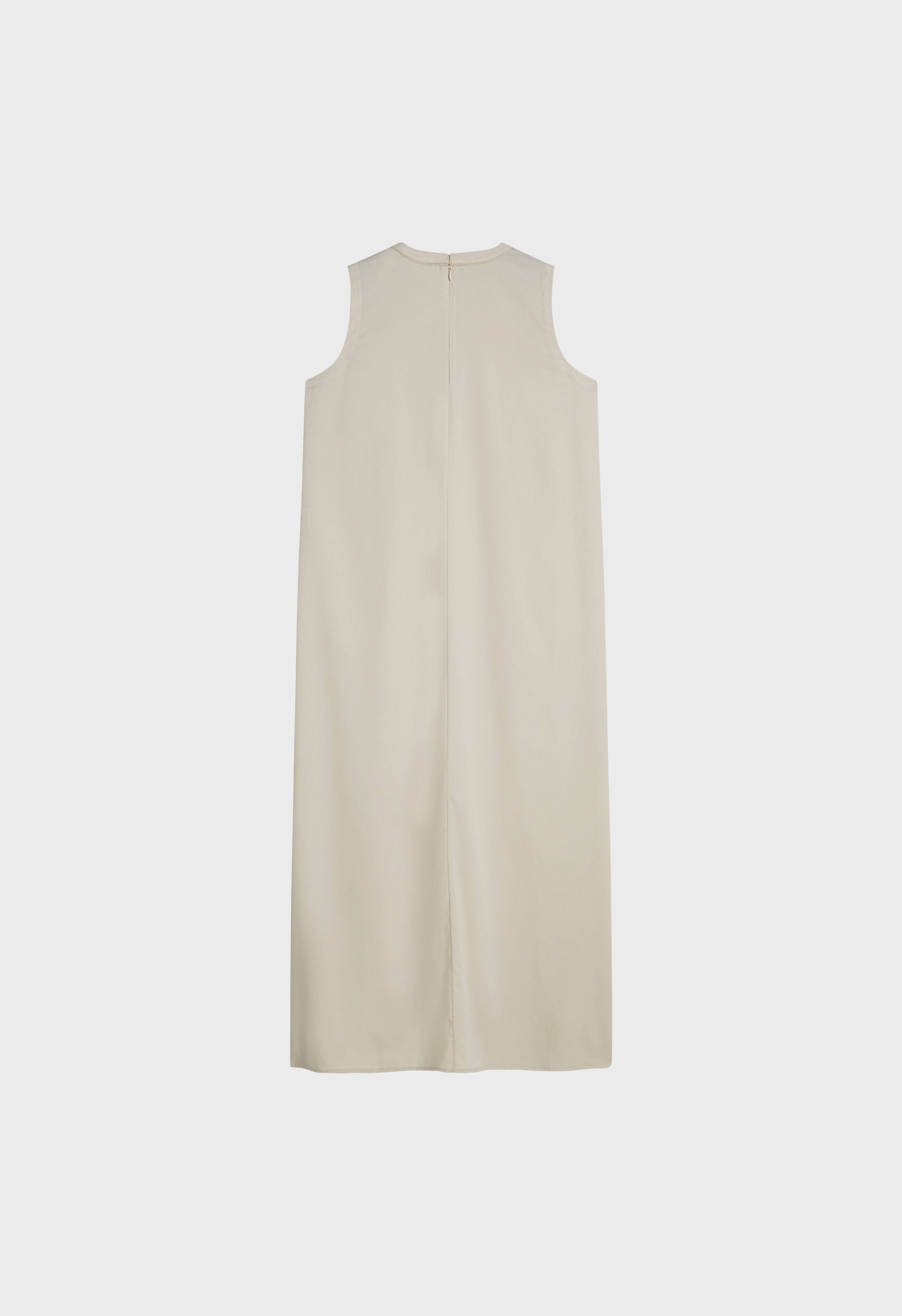Summer Sleeveless Dress | Moon Grey
