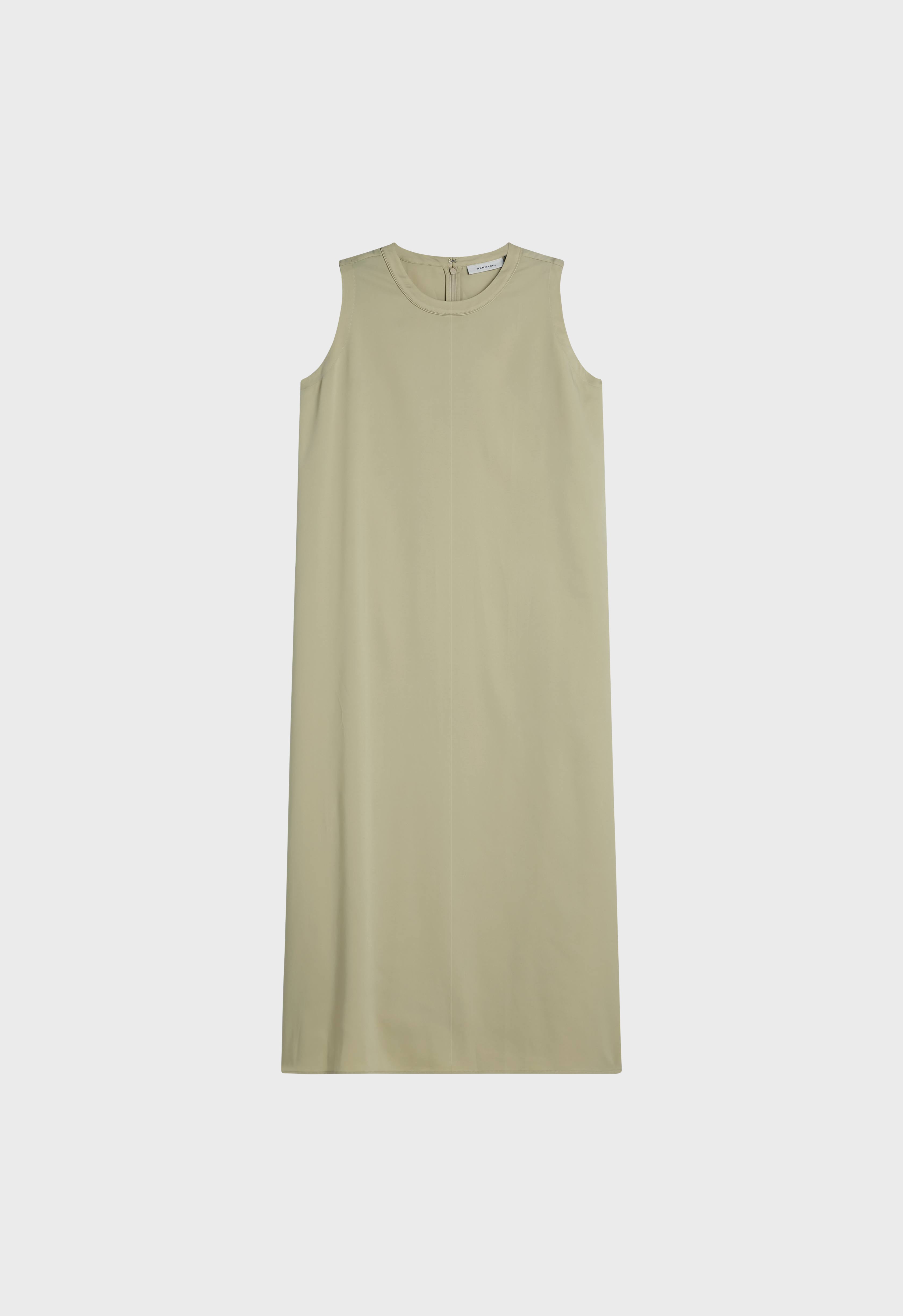 Summer Sleeveless Dress | Soft Khaki