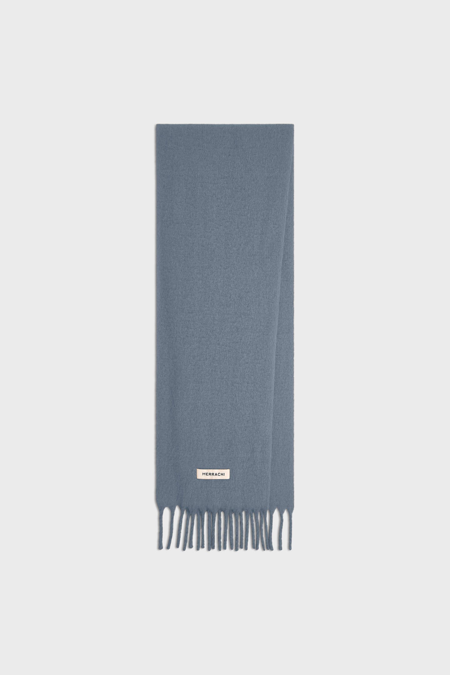 The Brushed Scarf | Dusty Indigo