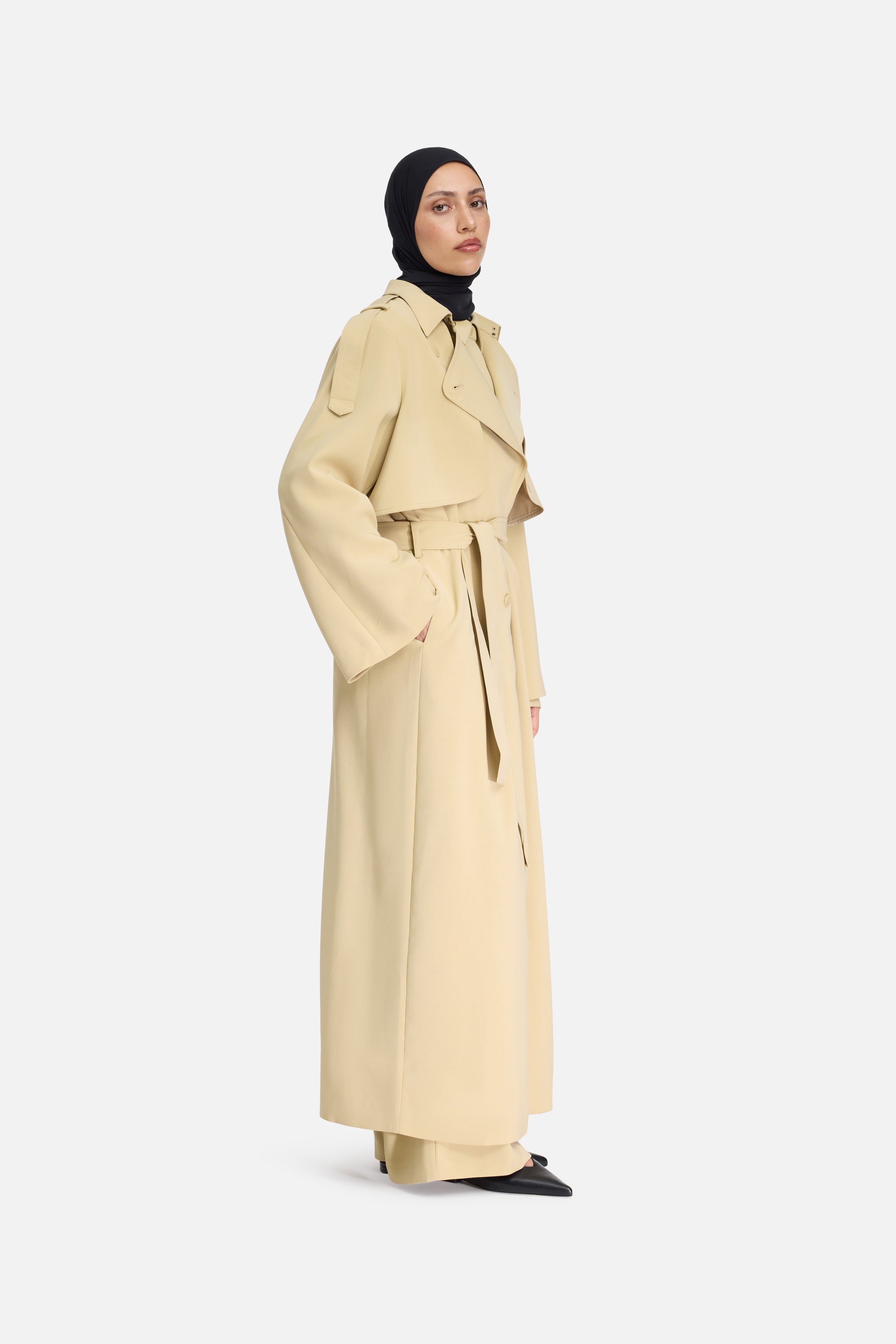 Trench Abaya | Desert Clay