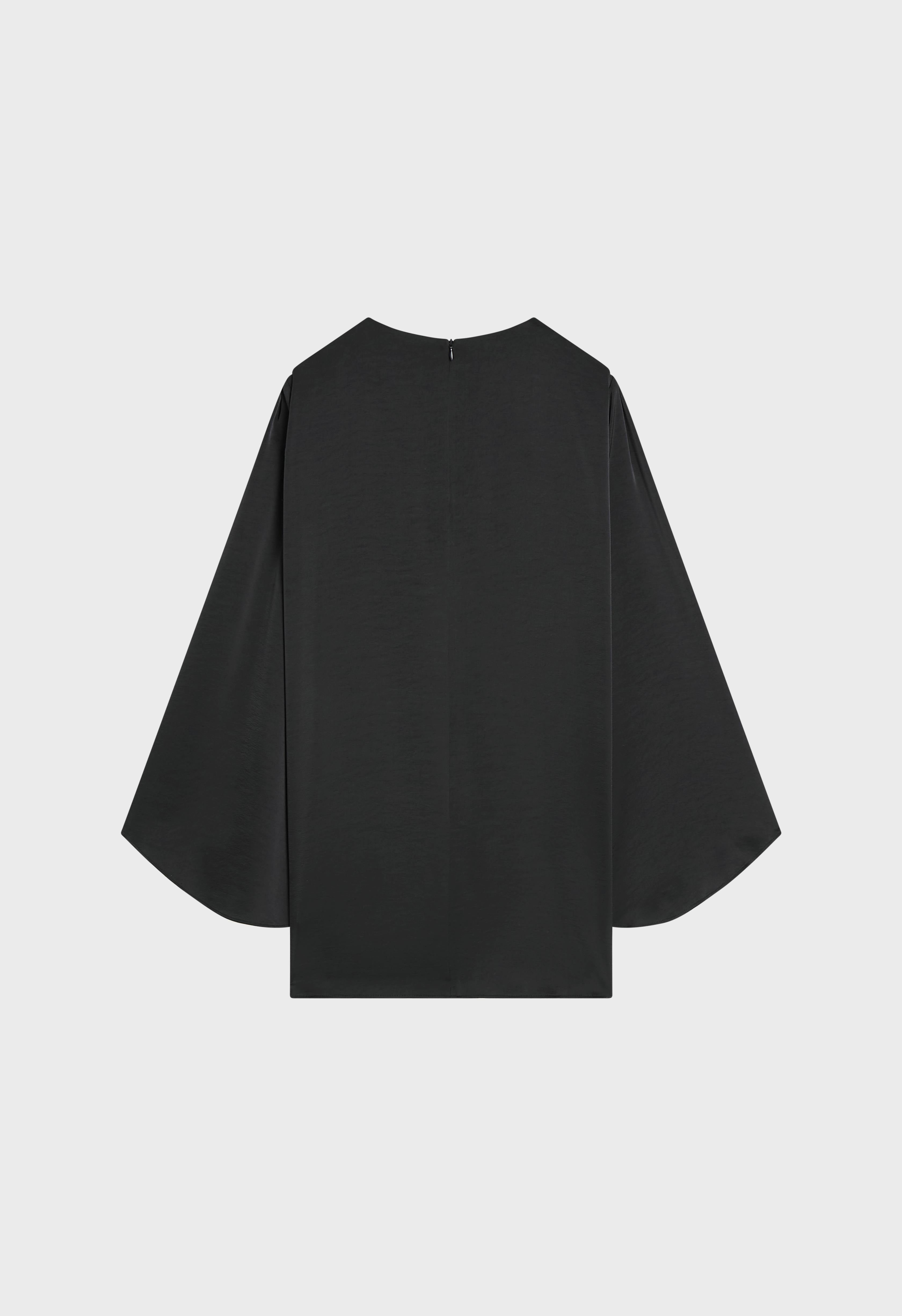 Volume Sleeve Top | Black