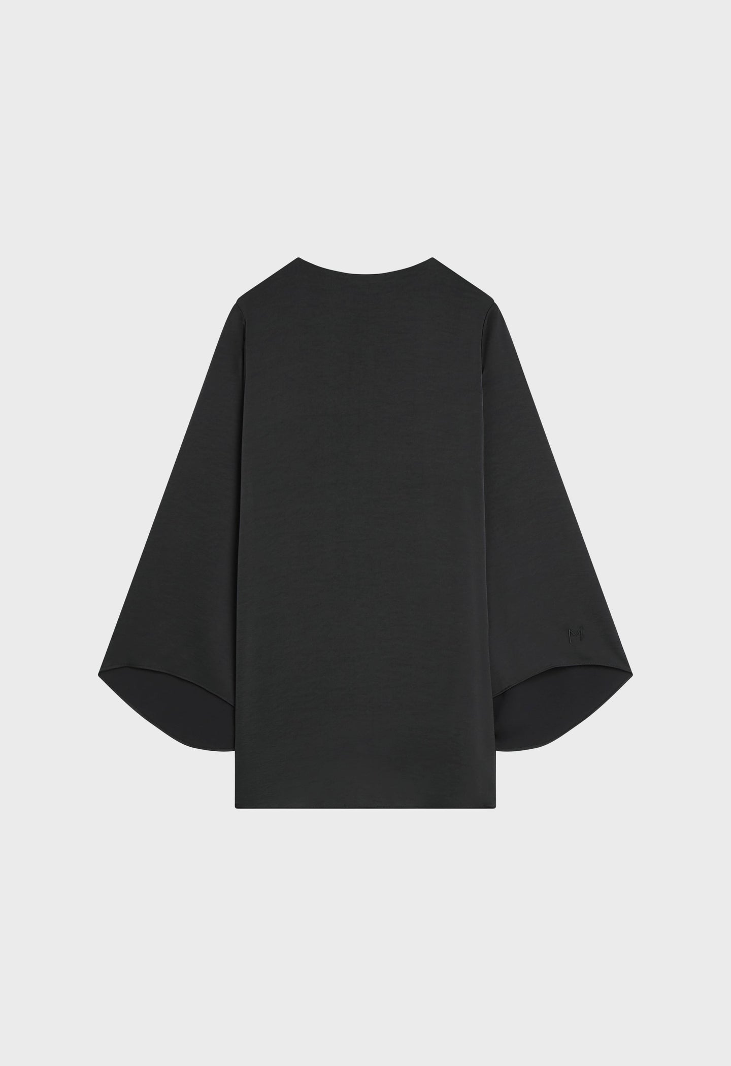 Volume Sleeve Top | Black