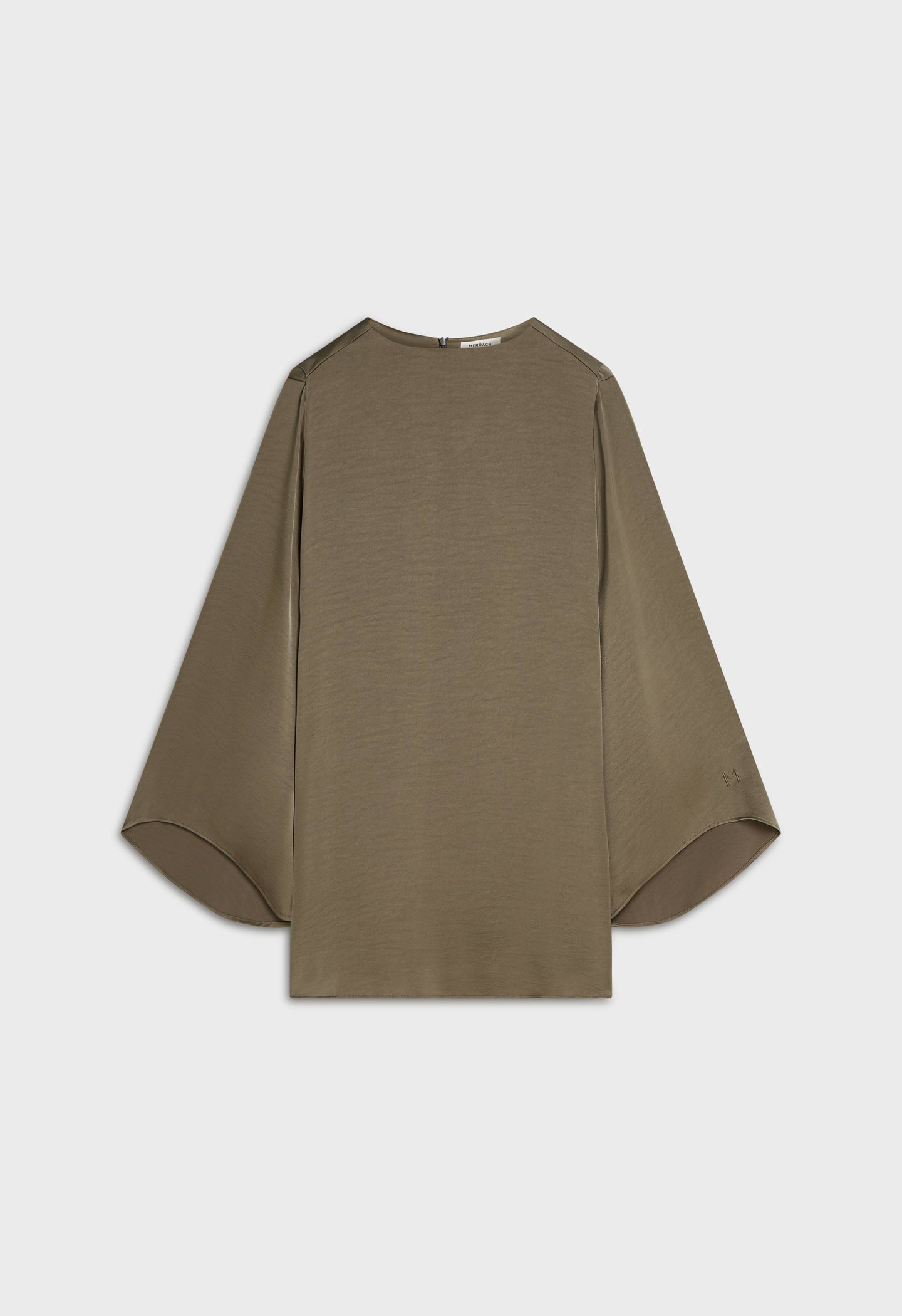 Volume Sleeve Top | Desert Brown