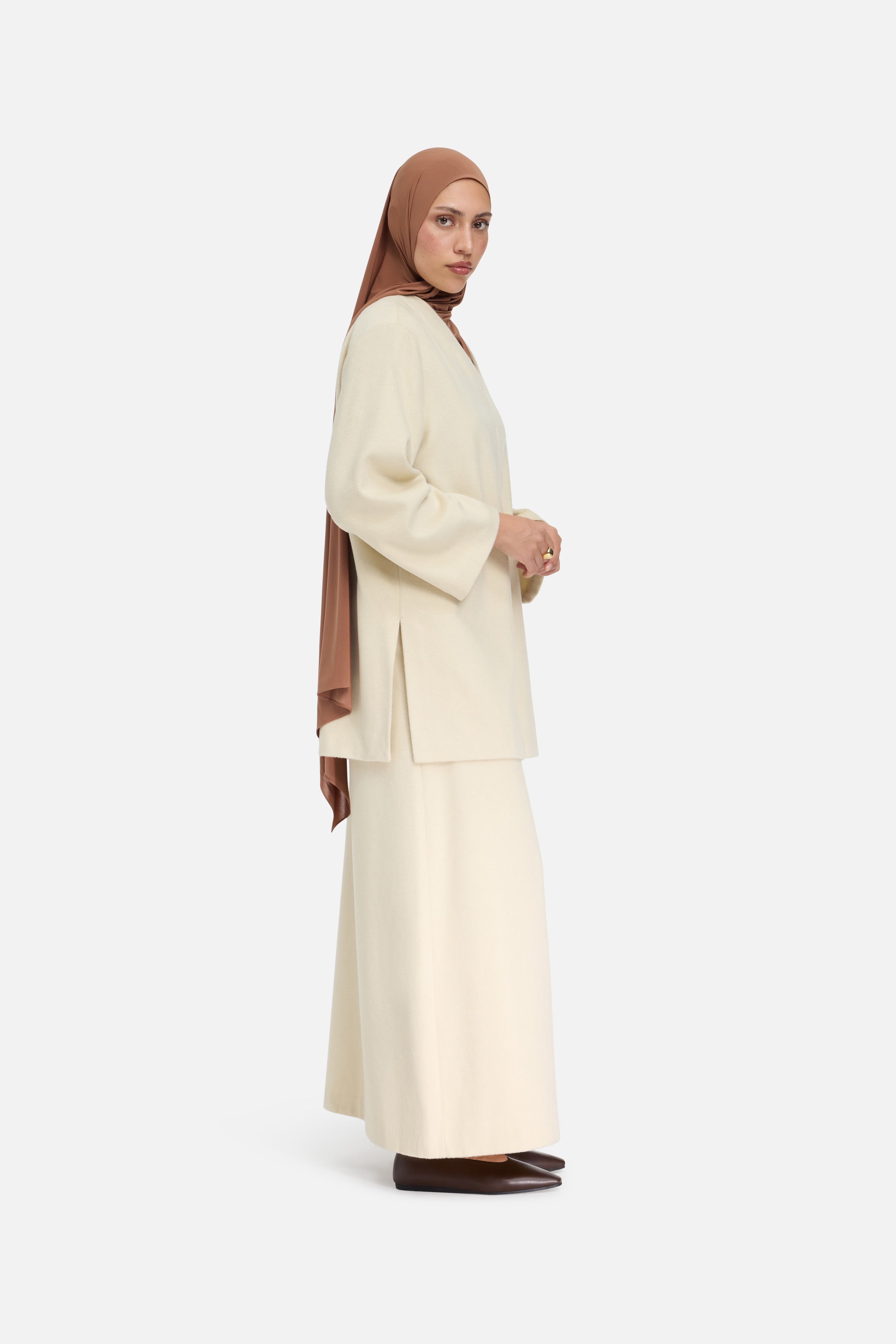 Wool Blend Sweater | Cloud White