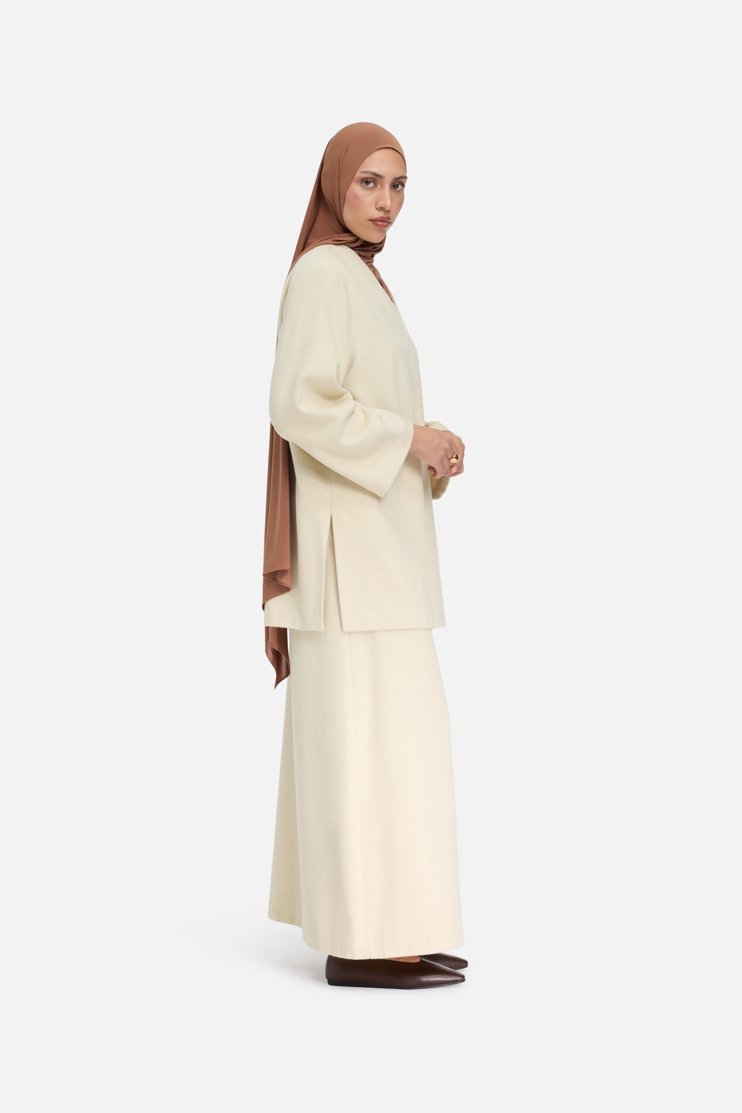 Wool Blend Sweater | Cloud White