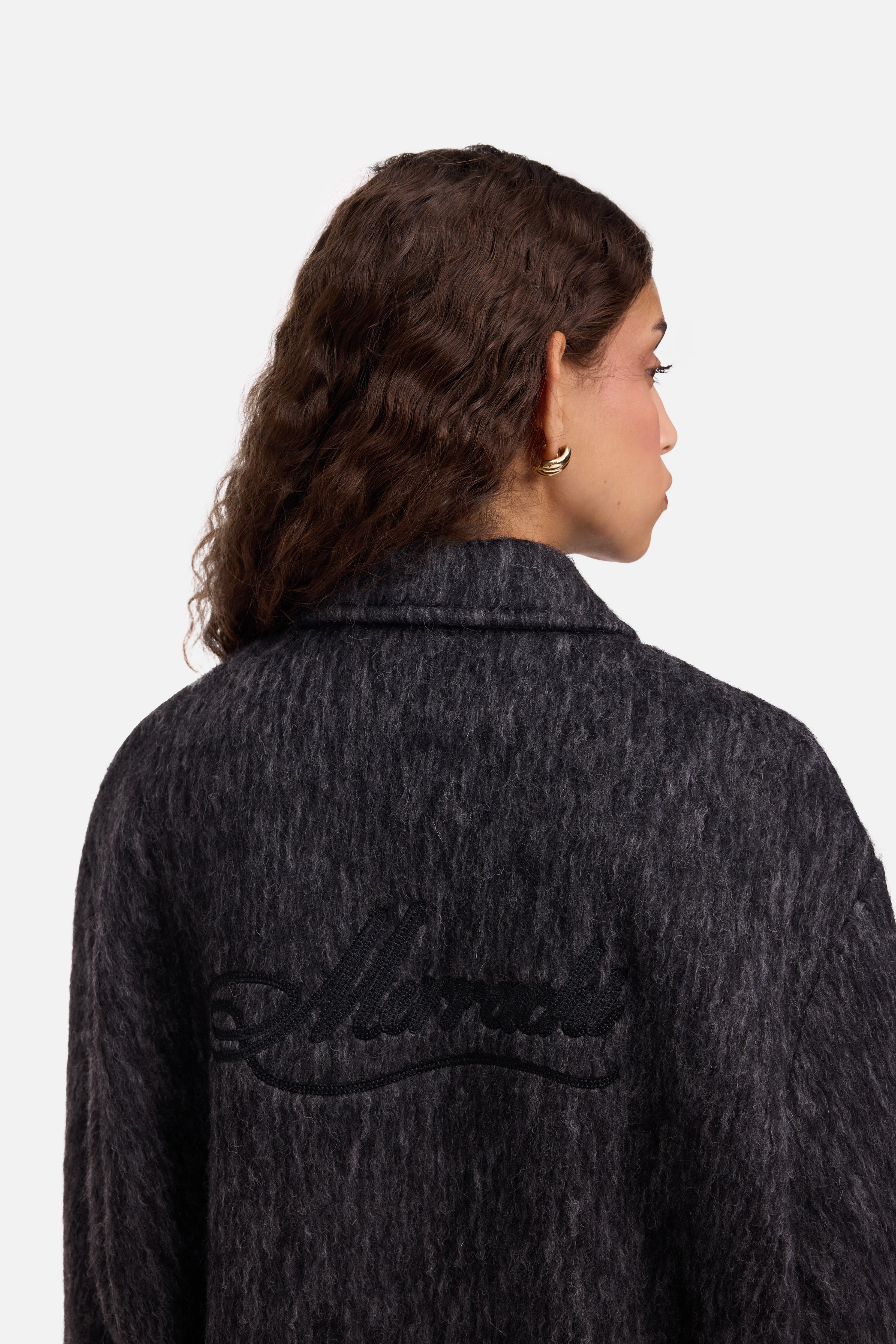 Wool Bomber | Black