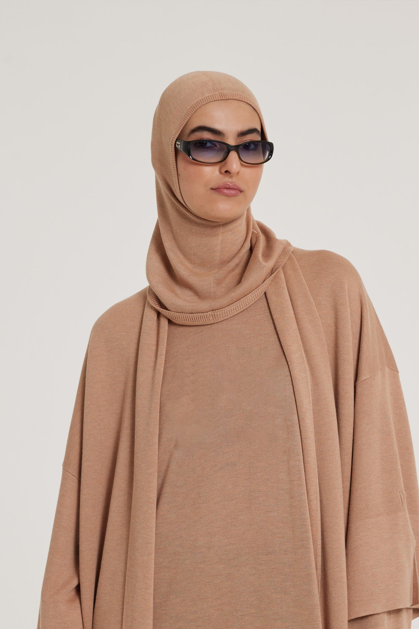 Knitted Hijab | Dusty Peach