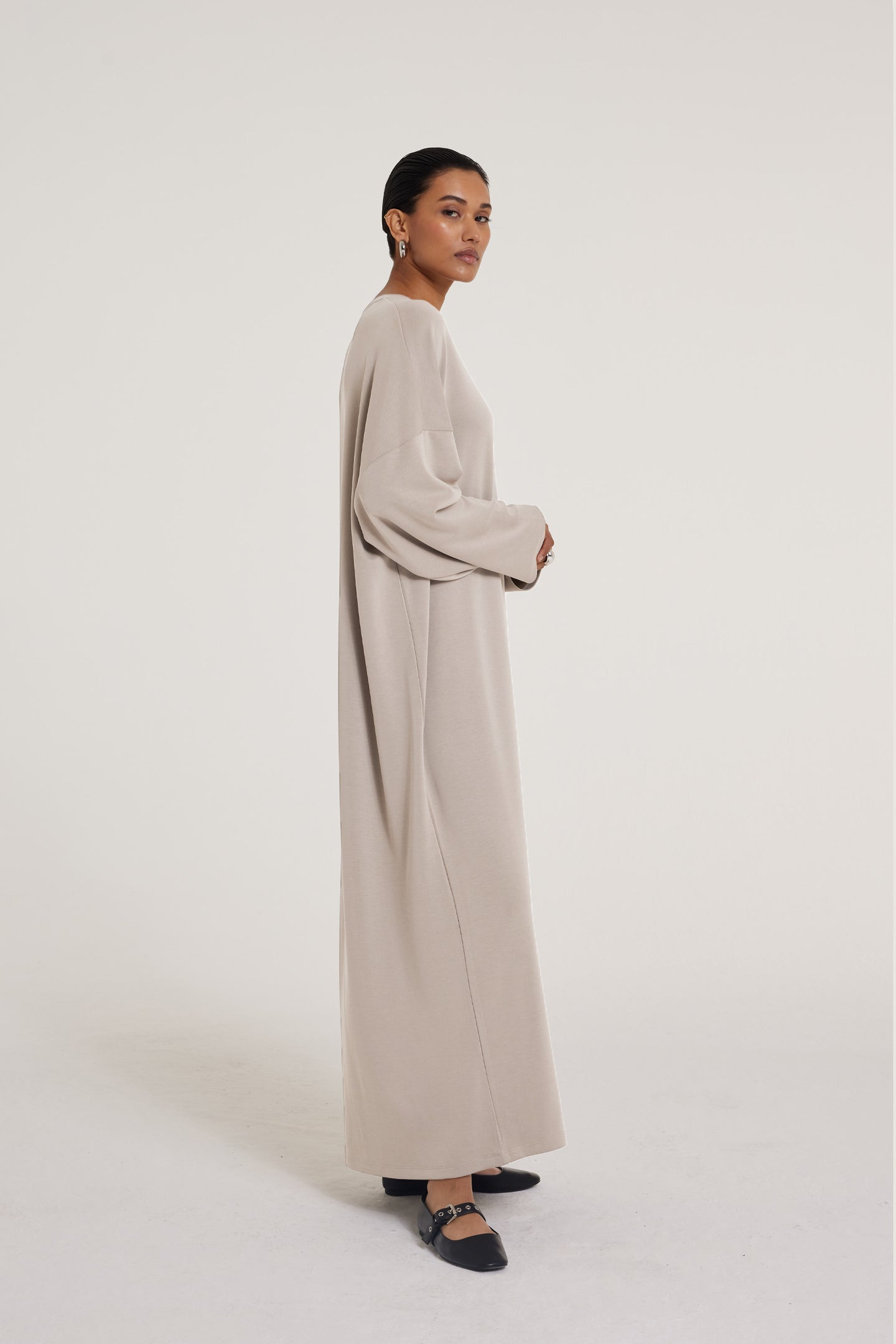 Long Sleeve Dress | Sand