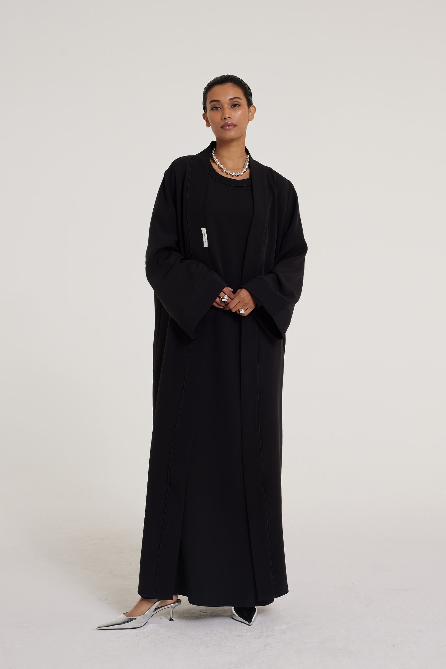 Essential Abaya - Regular | Deep Black