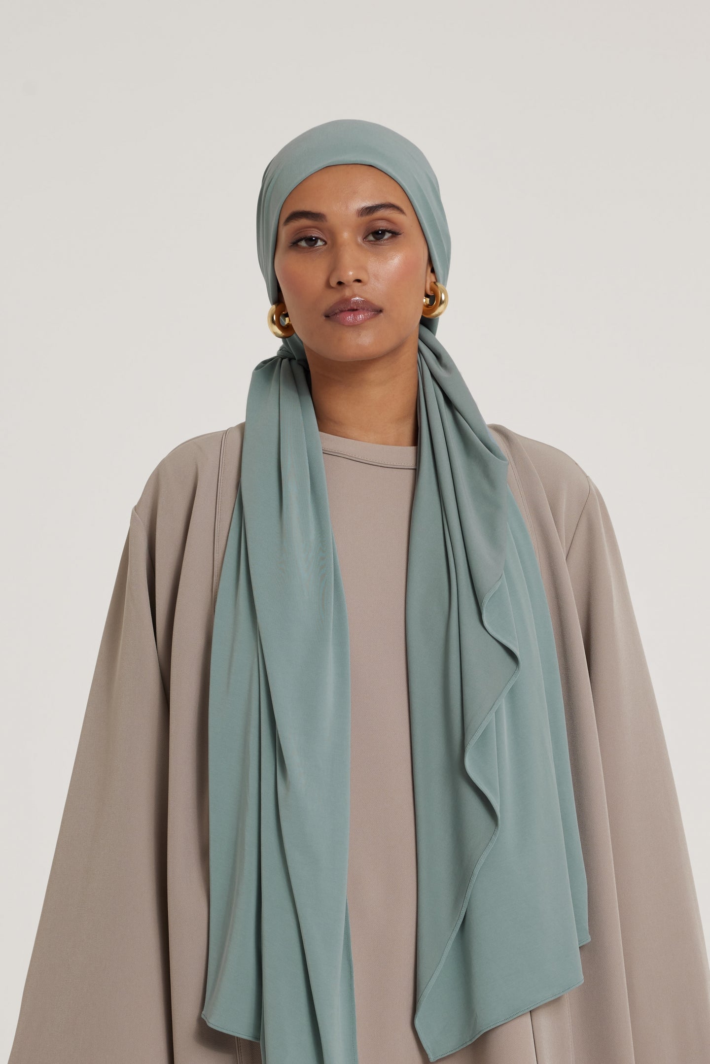 Breathable Jersey Scarf | Turquoise