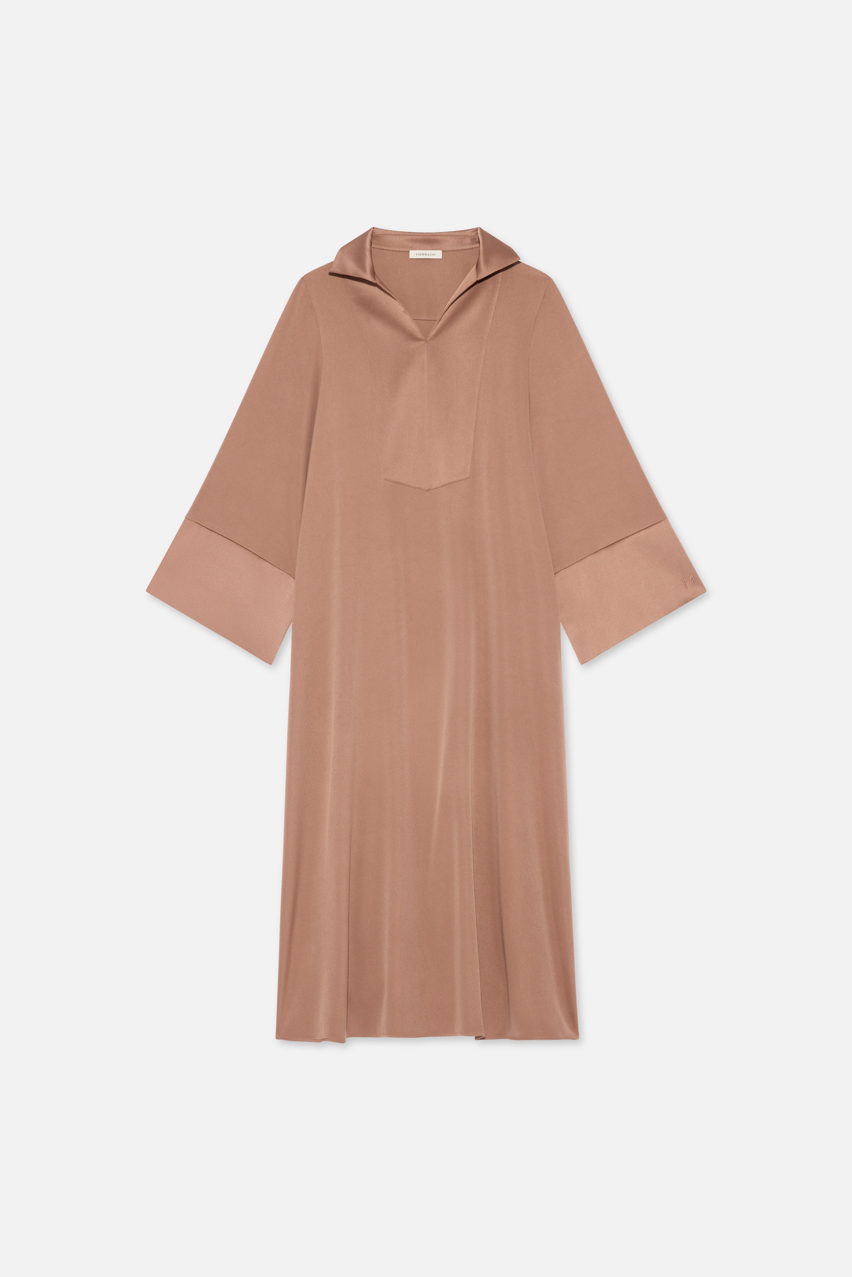 Kaftan Dress Short | Soft Bordeaux