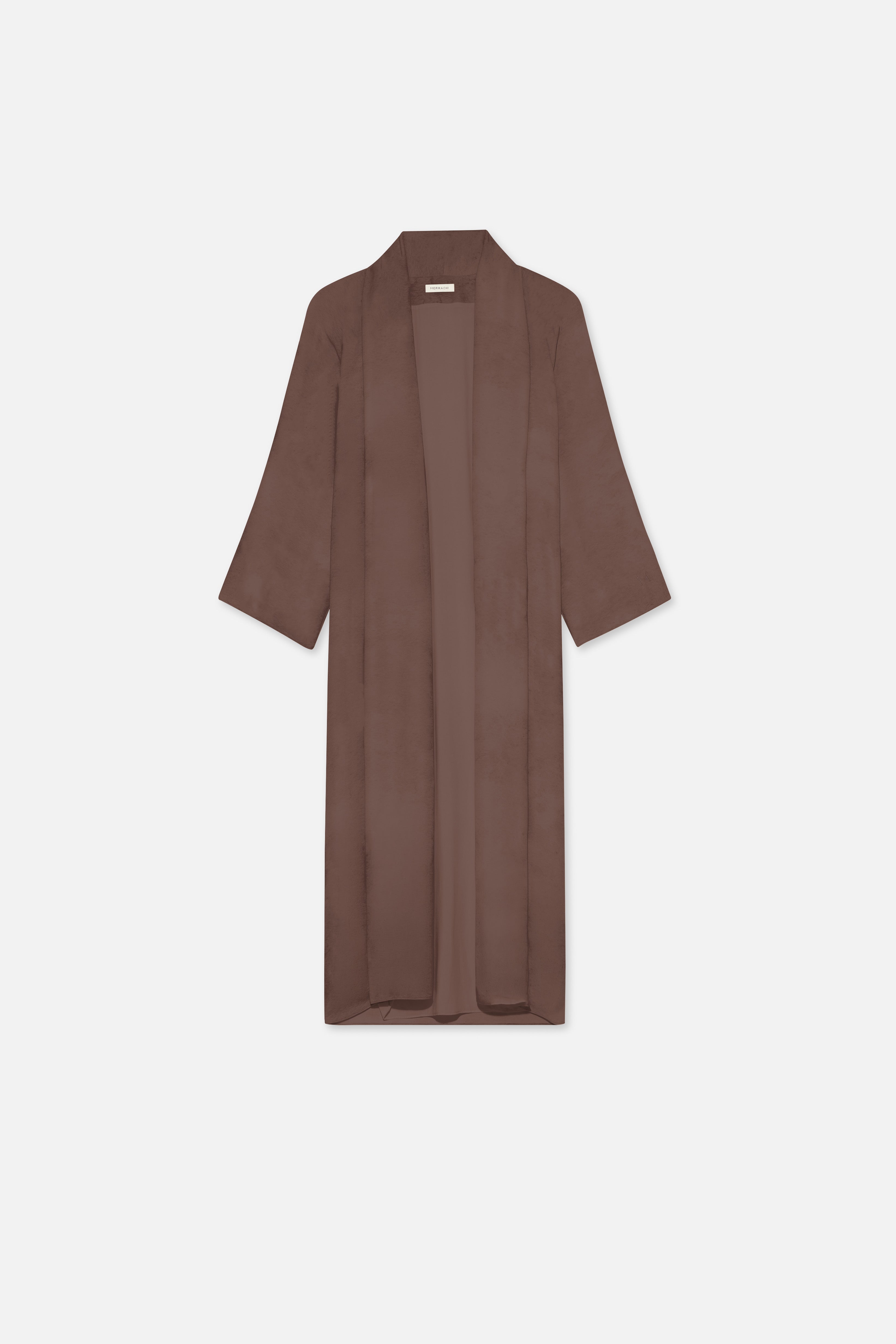 Marble Abaya | Ash Brown