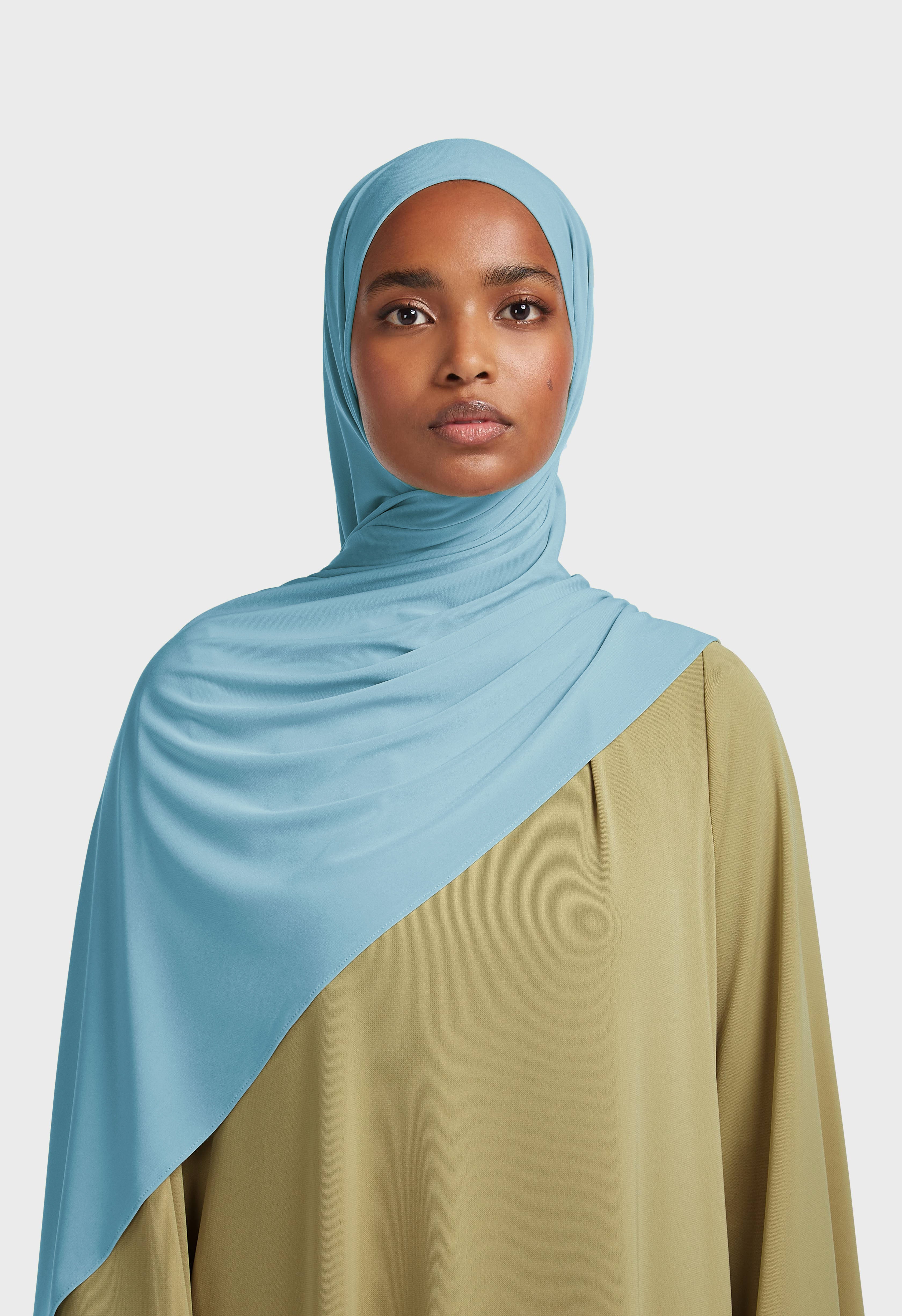 Premium Jersey Scarf | Pale Indigo