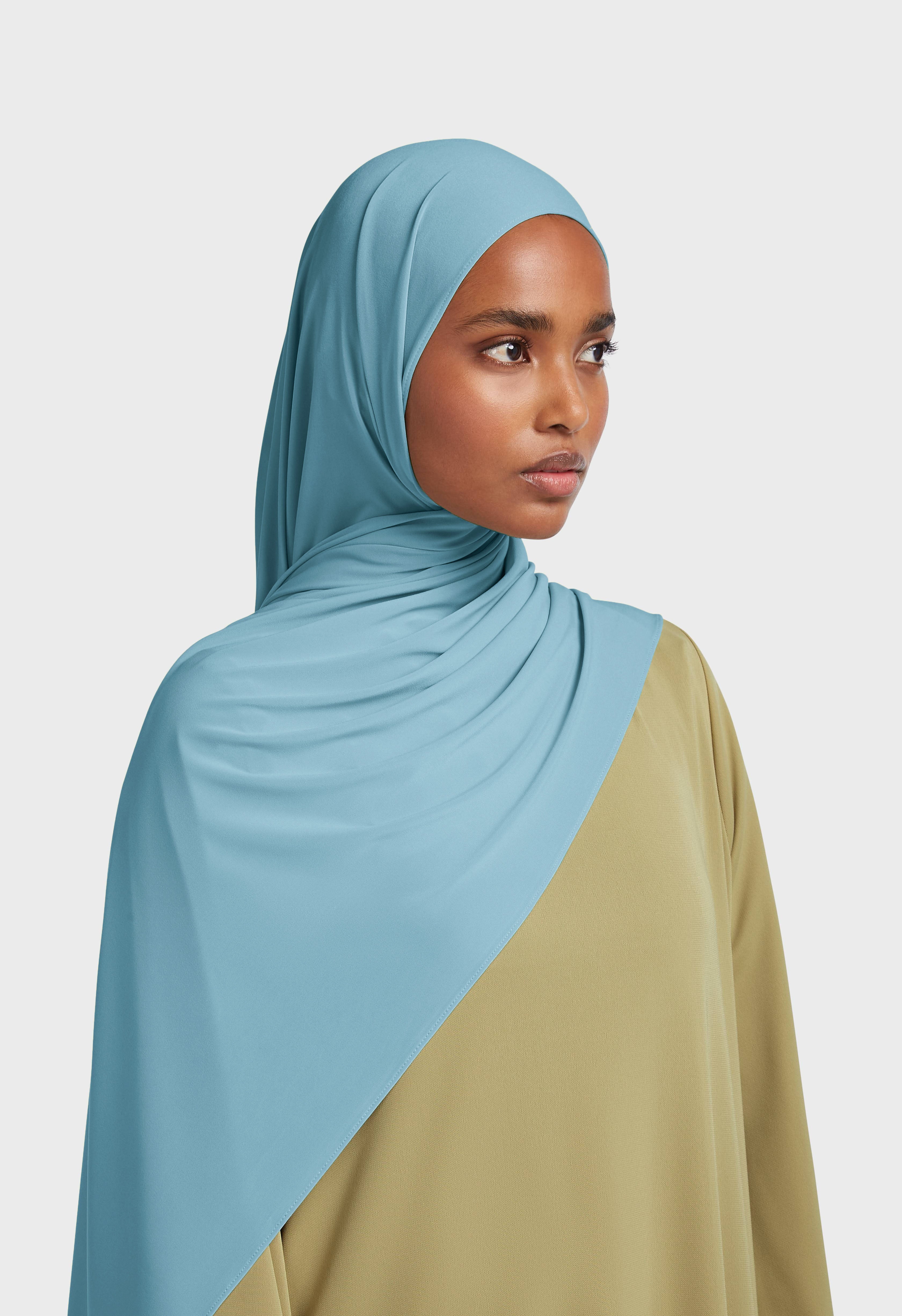 Premium Jersey Scarf | Pale Indigo