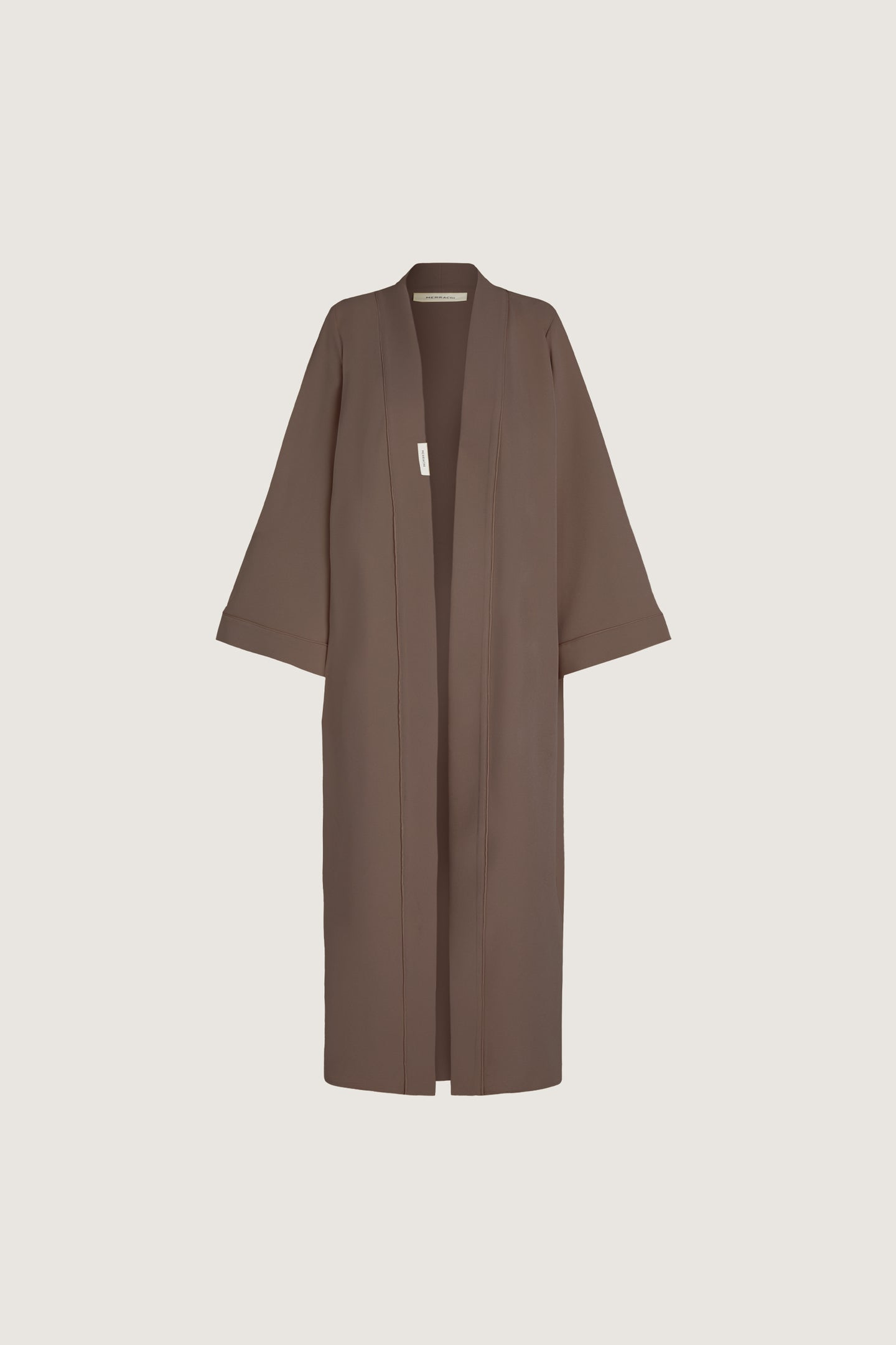 Essential Abaya - Short | Ash Brown