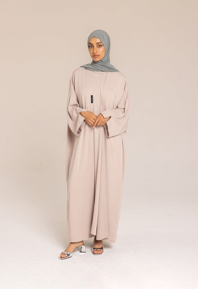 Woven Abaya | Pearl