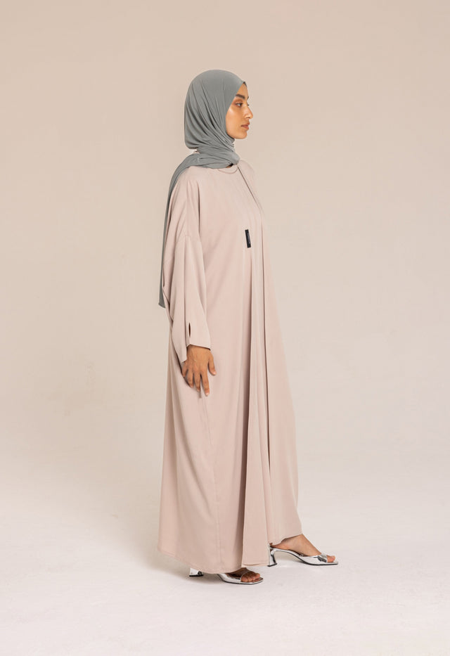 Woven Abaya | Pearl