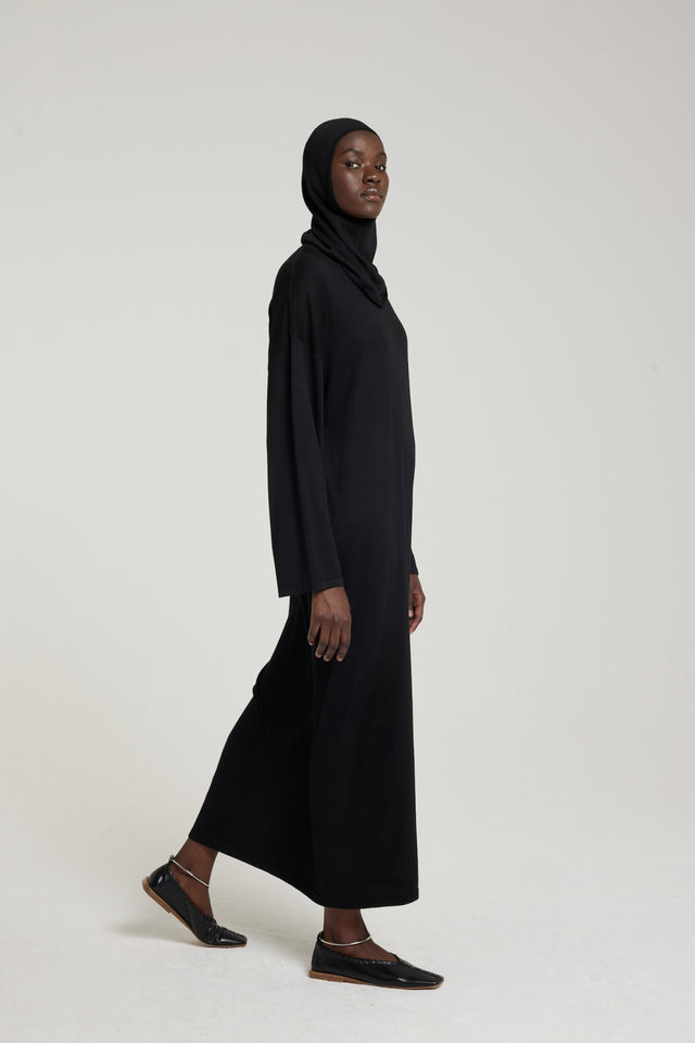 Knitted Dress | Black