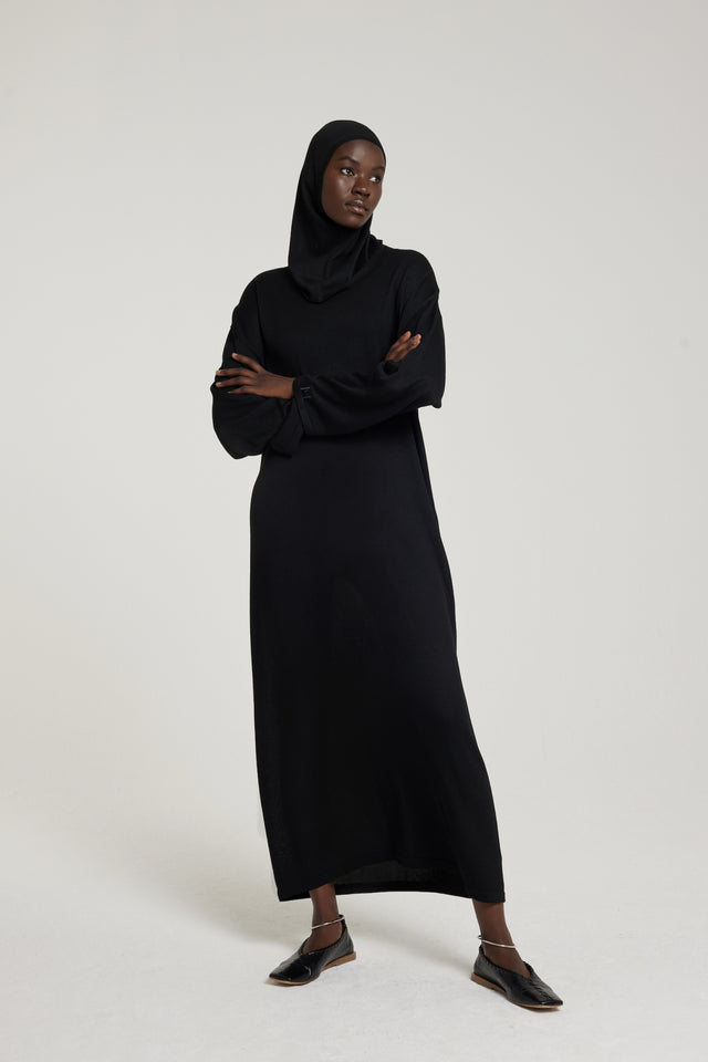 Knitted Dress | Black